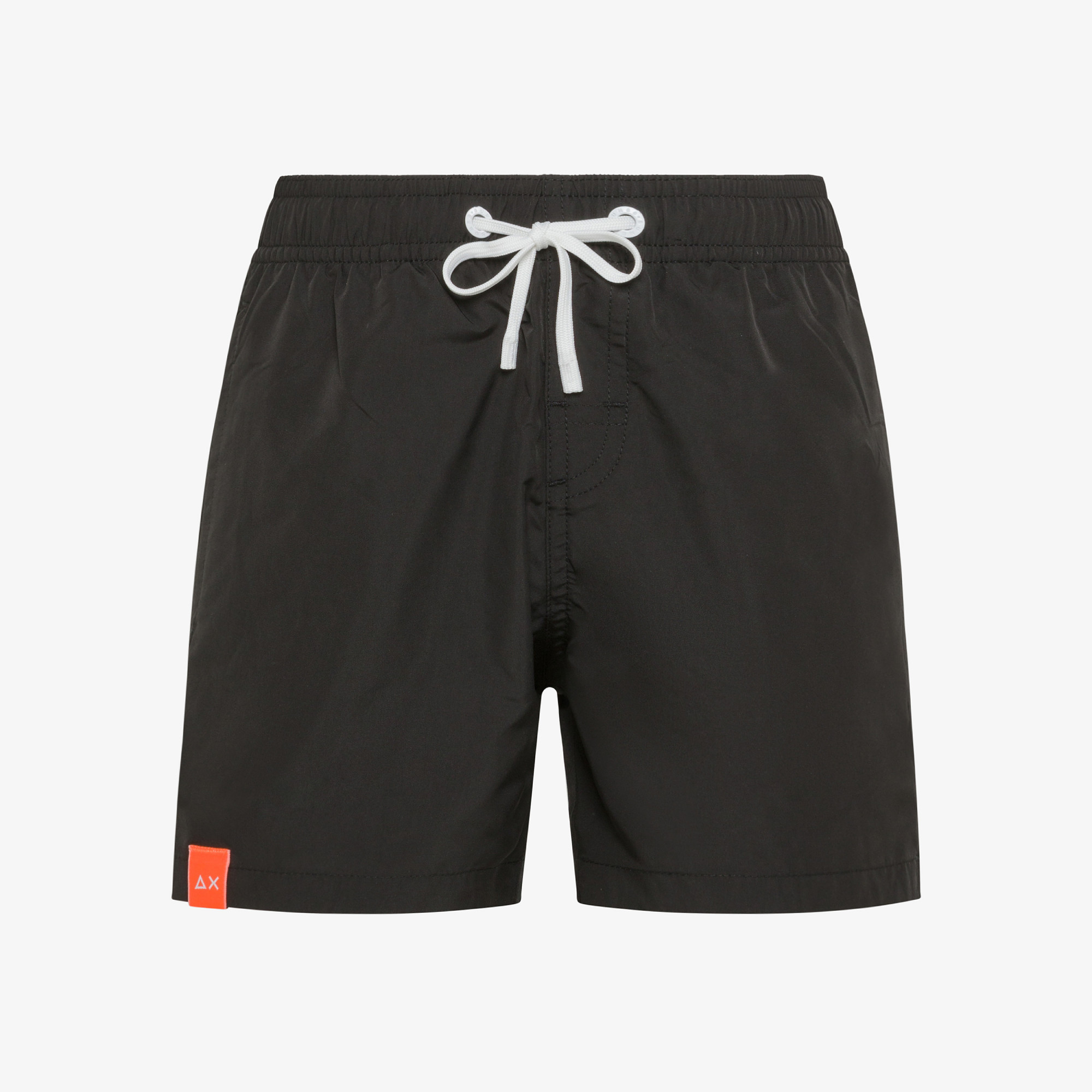 BOY'S SWIM PANT BIG LOGO ON BACK NERO