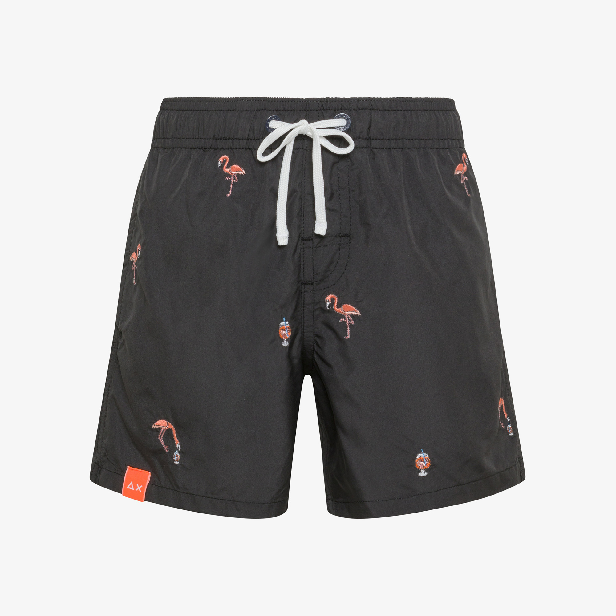 Boxer mare nero con ricami