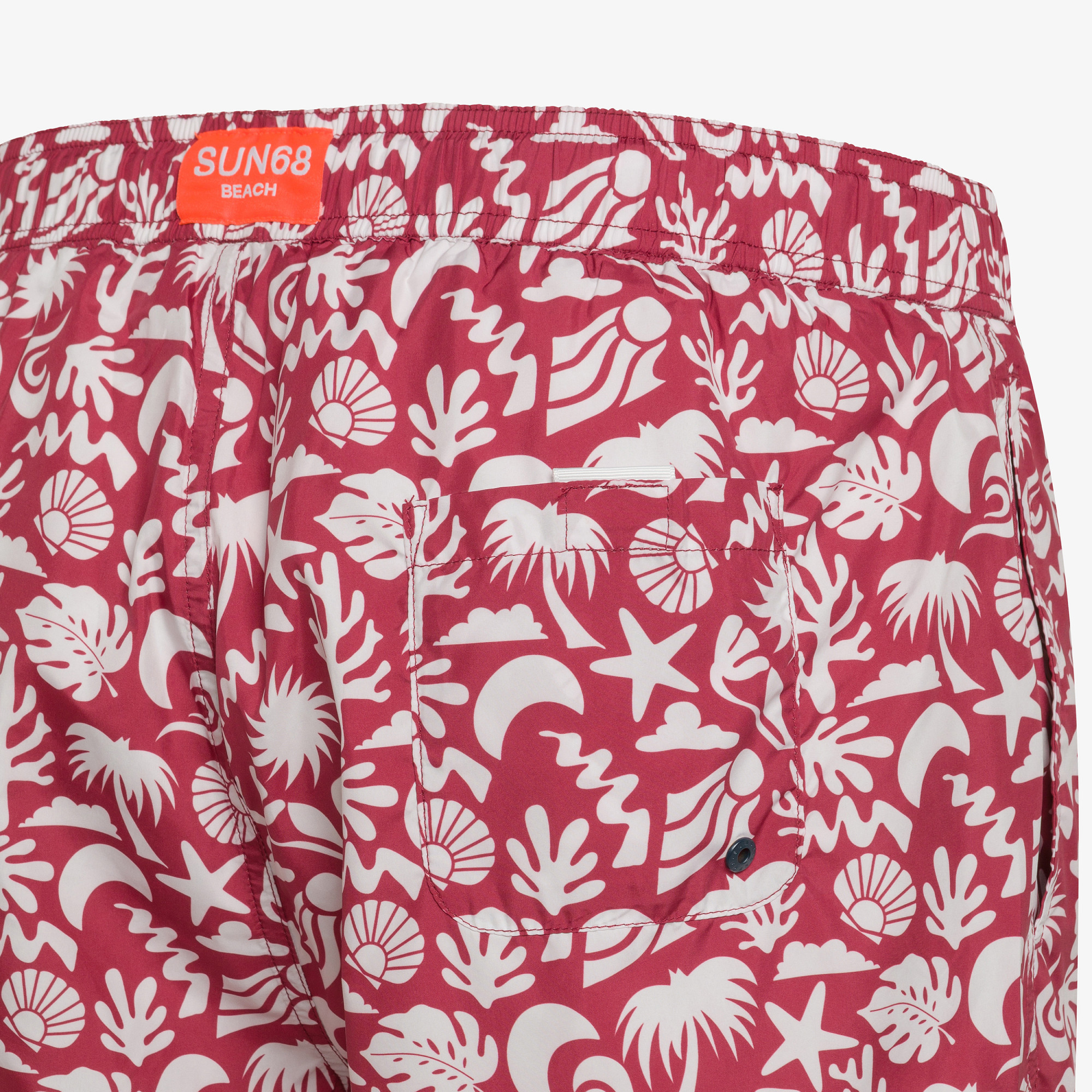 Boxer mare con stampa rossa