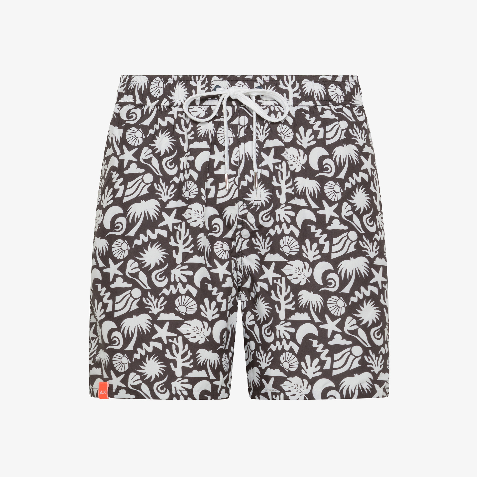 Boxer mare con stampa nera