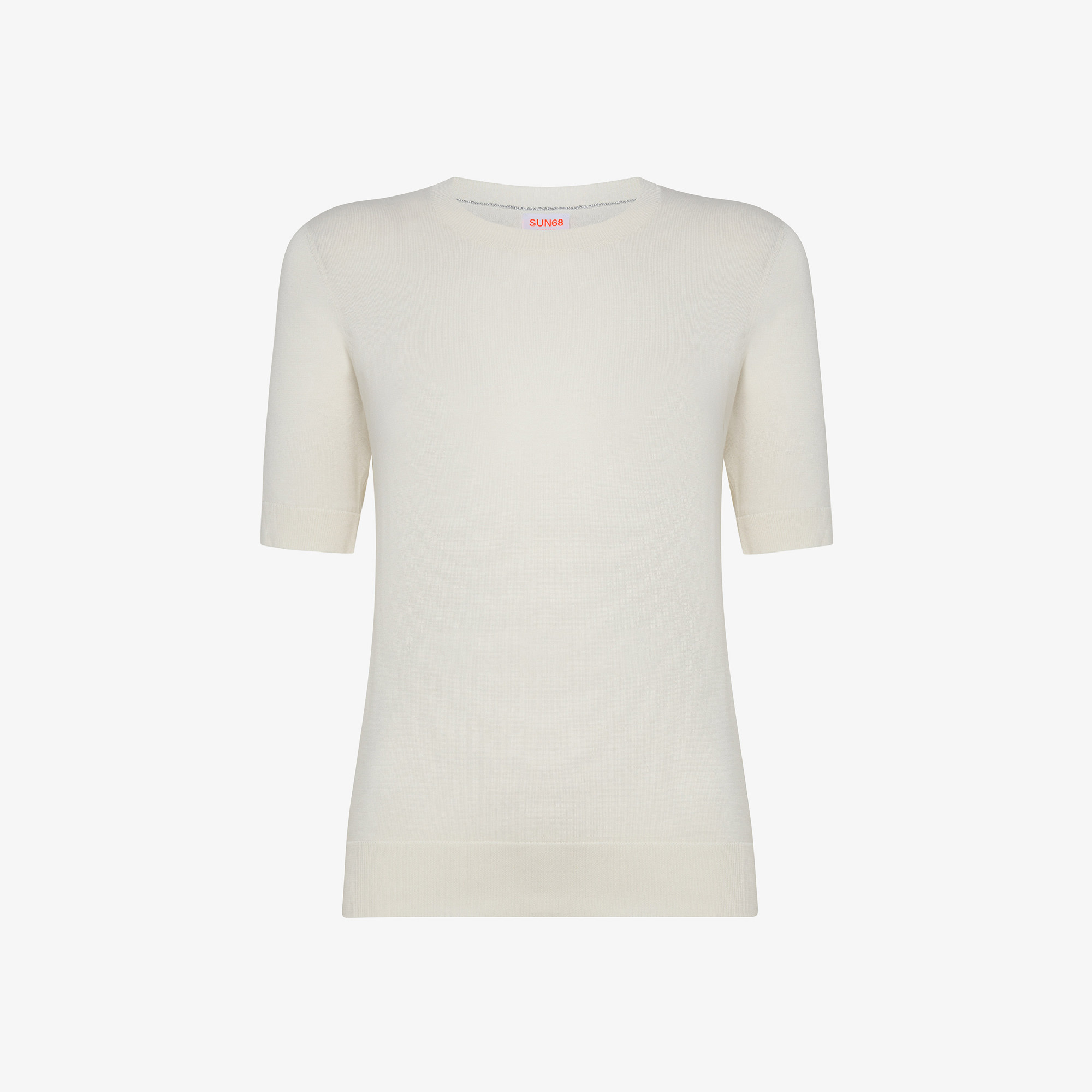 KNIT SHIRT S/S PORCELAIN