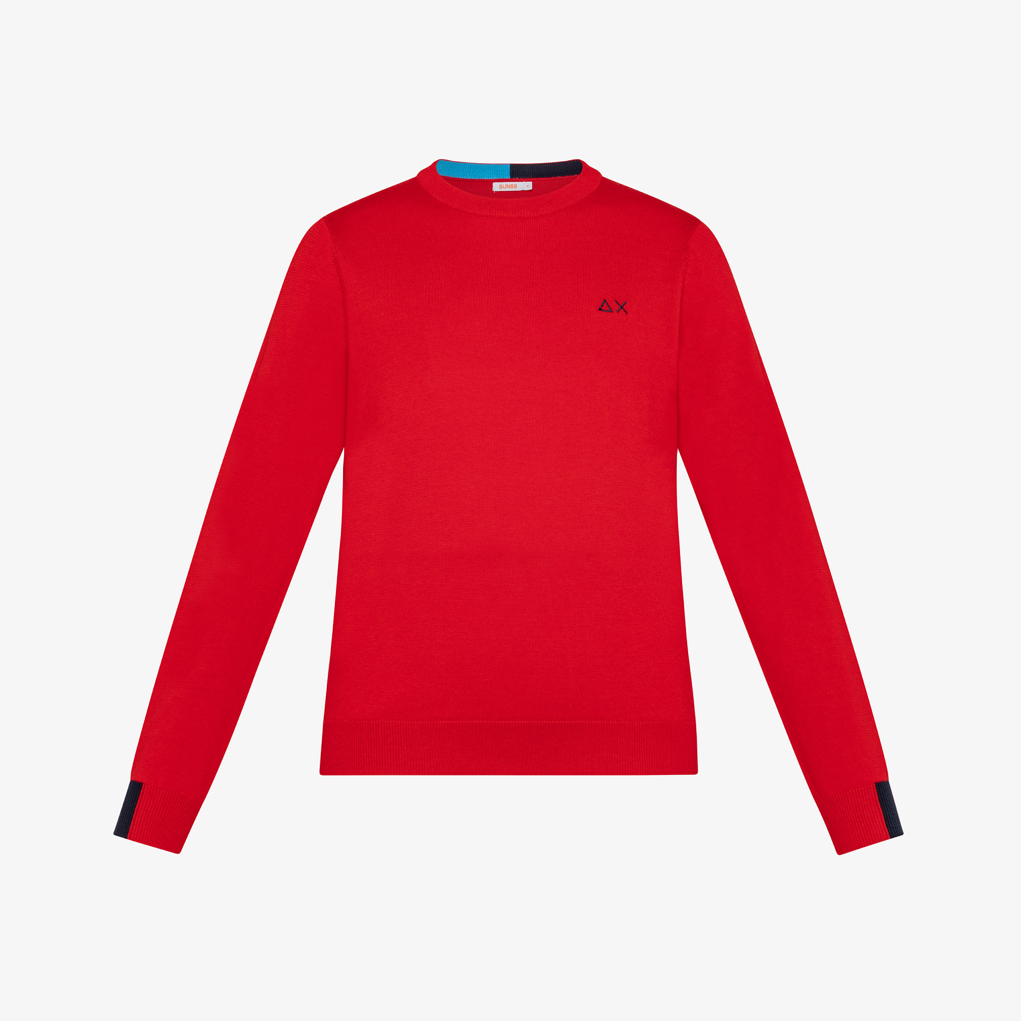 BOY'S ROUND NECK PATCH RIB FIRE