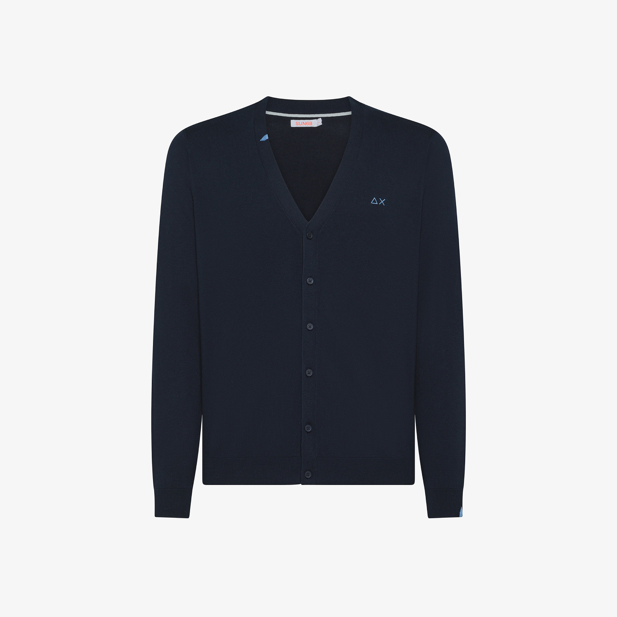 CARDIGAN BASIC L/S NAVY BLUE