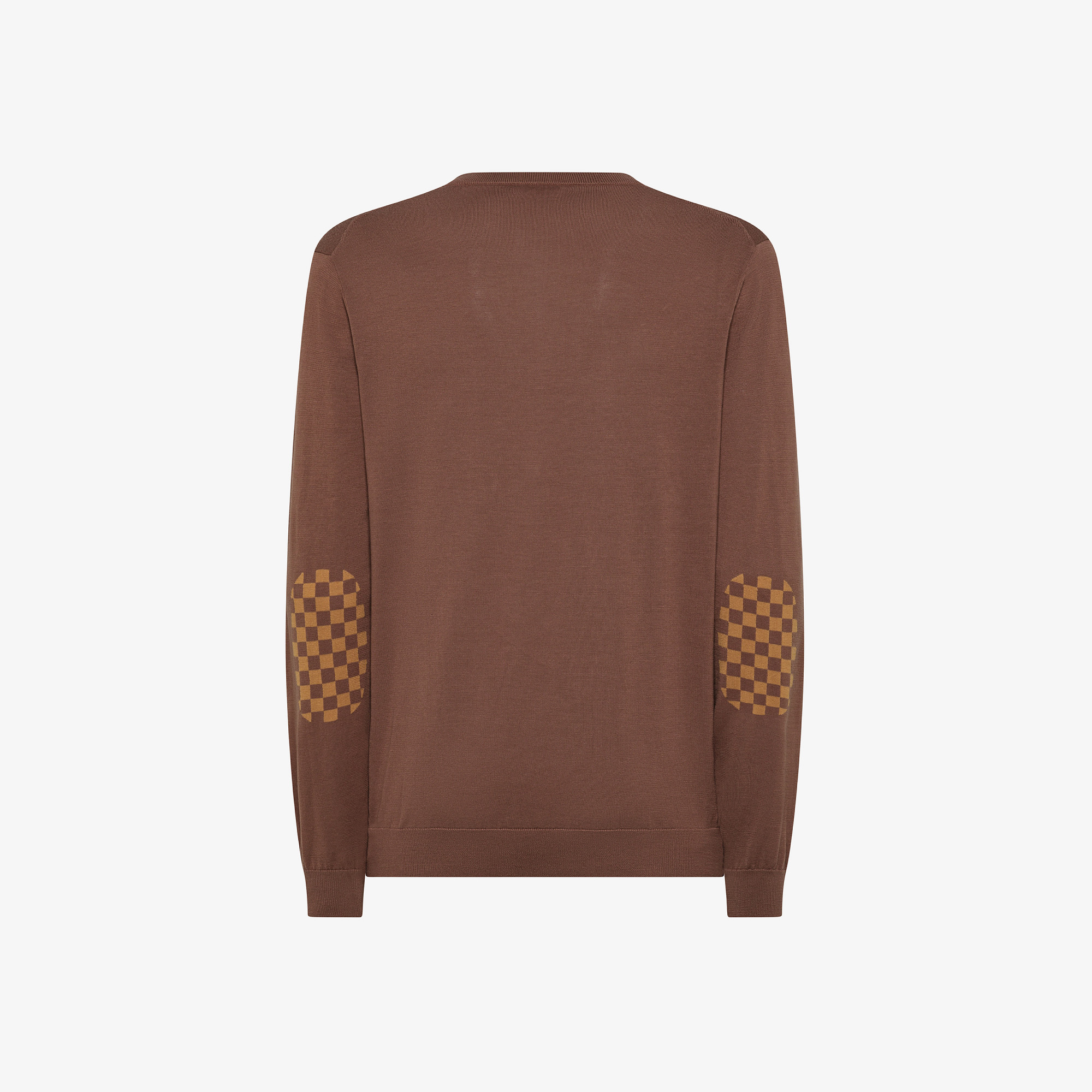SWEATER ELBOW PATCHES MARRONE