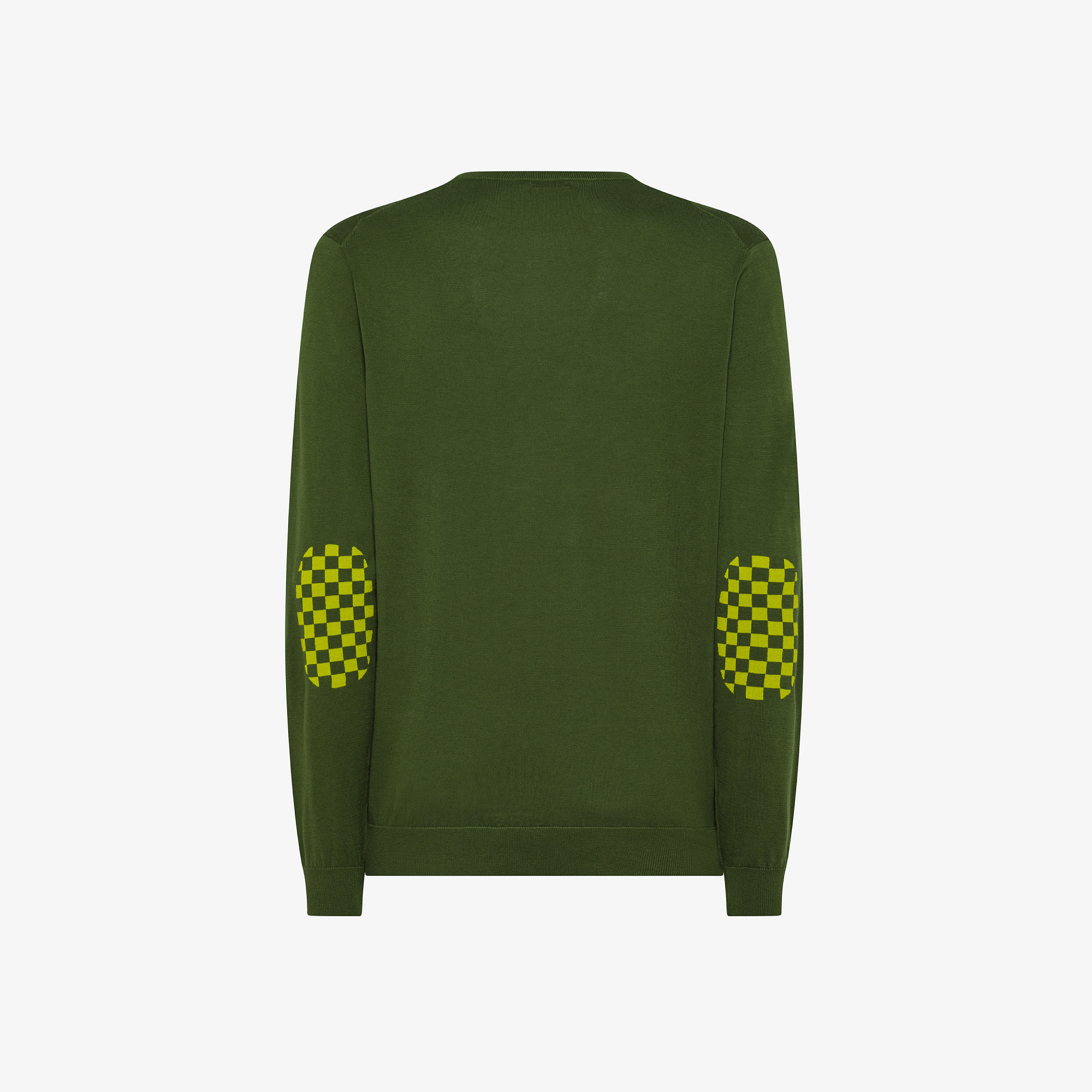 SWEATER ELBOW PATCHES DARK GREEN