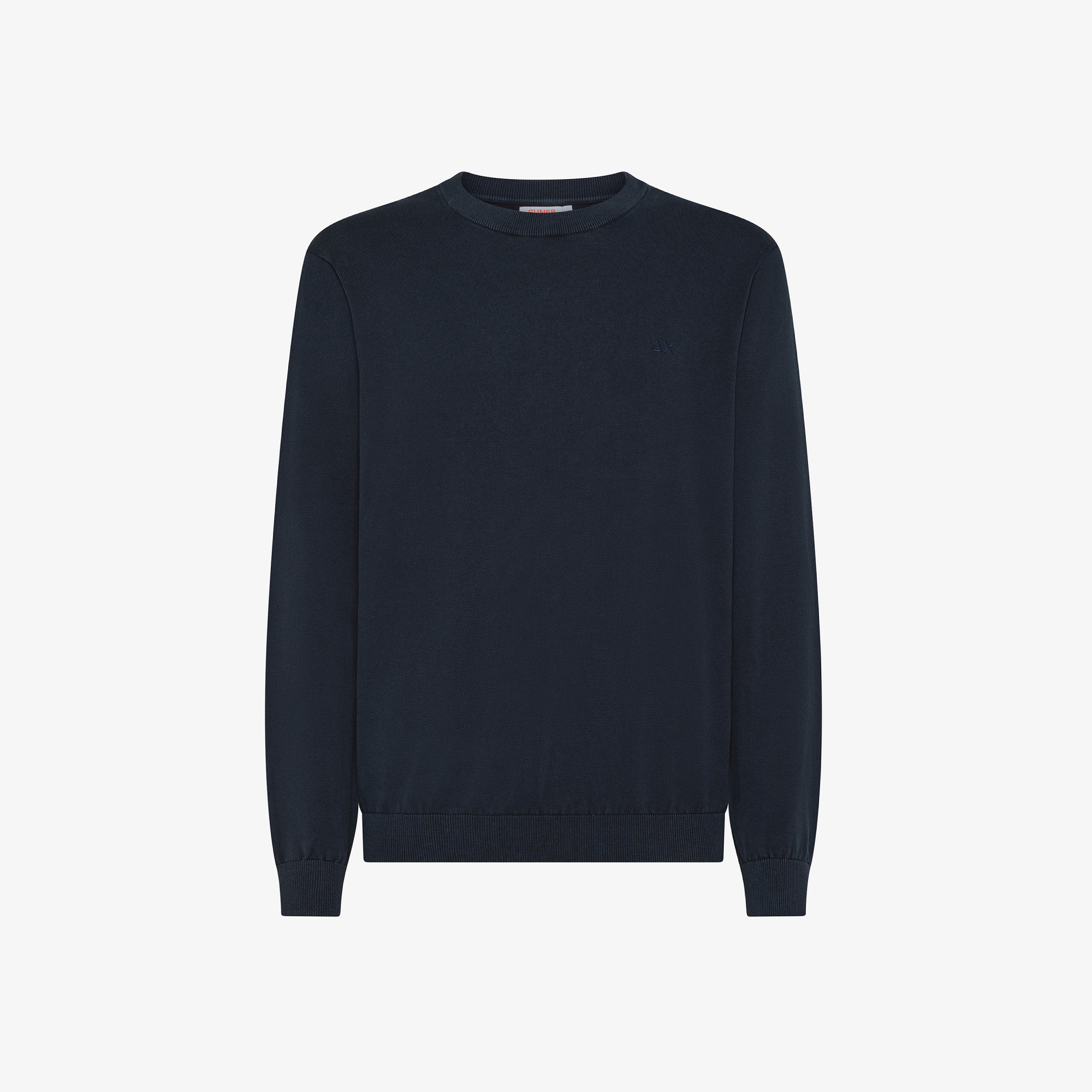 SWEATER COTTON CREPE NAVY BLUE