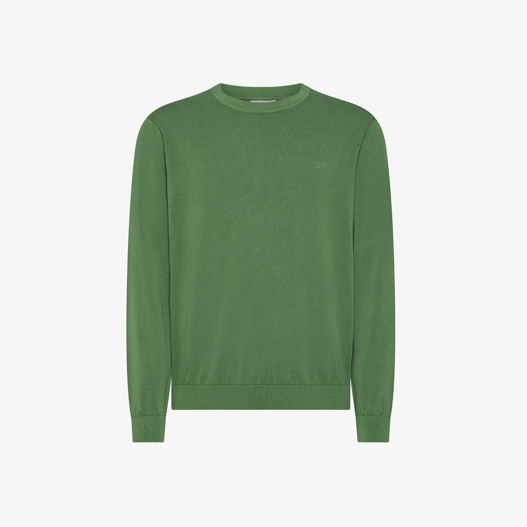 Maglia in cotone verde salvia