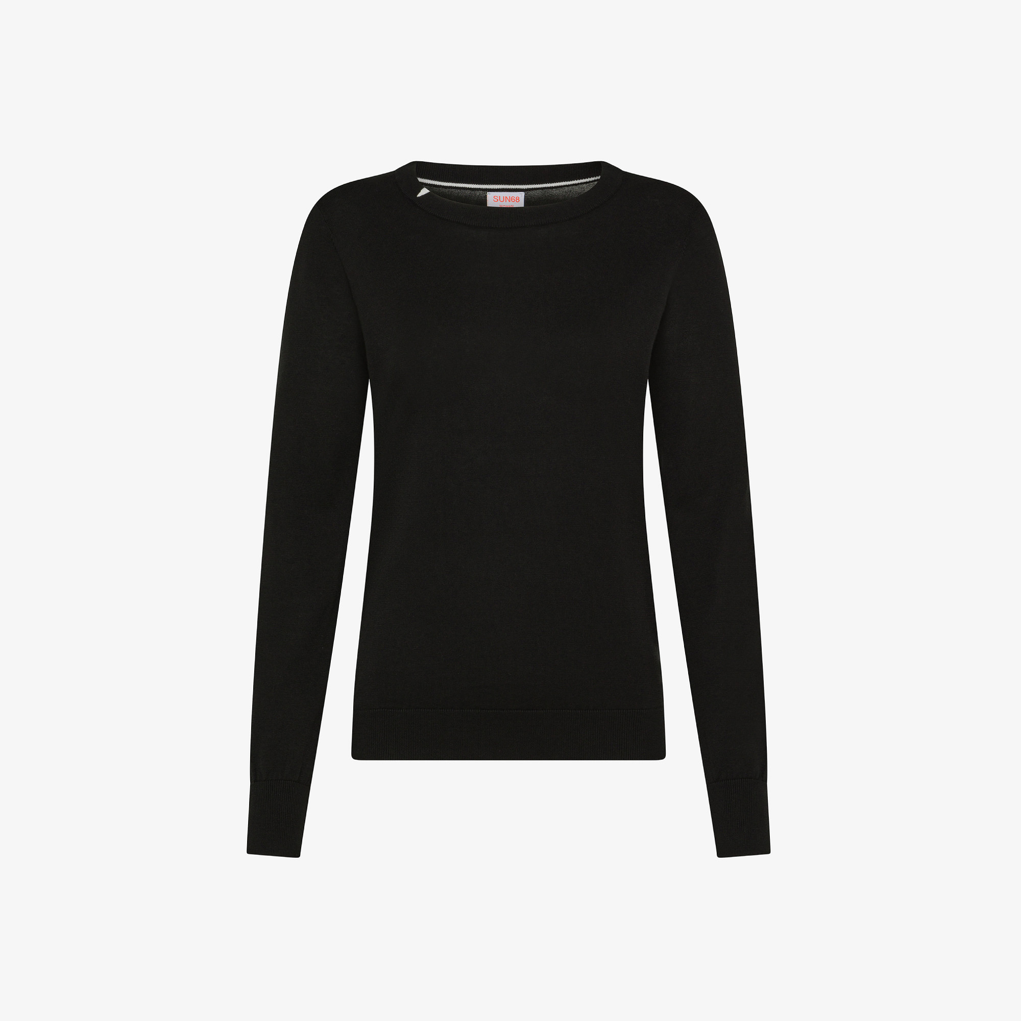 SWEATER BASIC L/S NERO