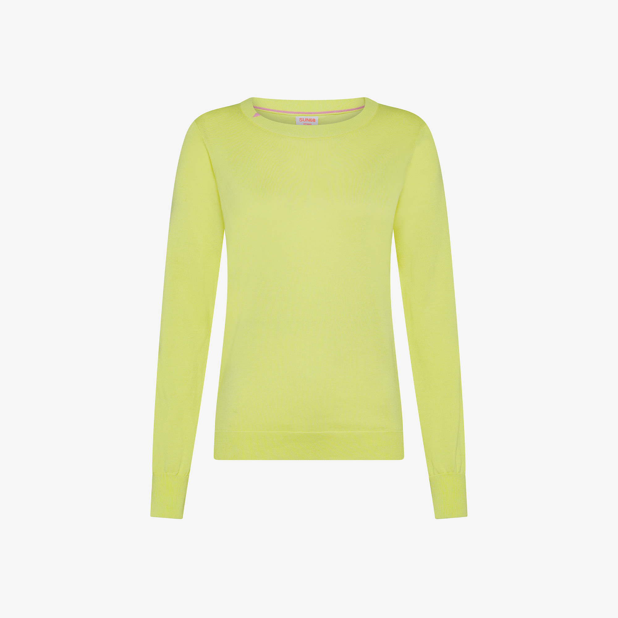 SWEATER BASIC L/S GIALLO LIMONE