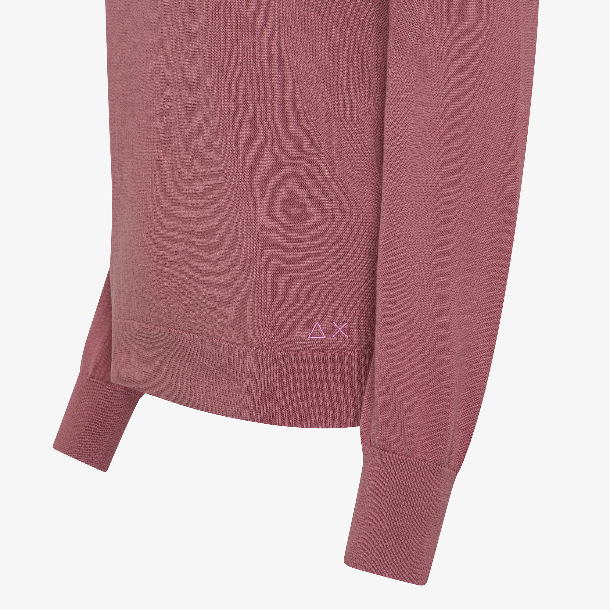 SWEATER BASIC L/S DARK PINK