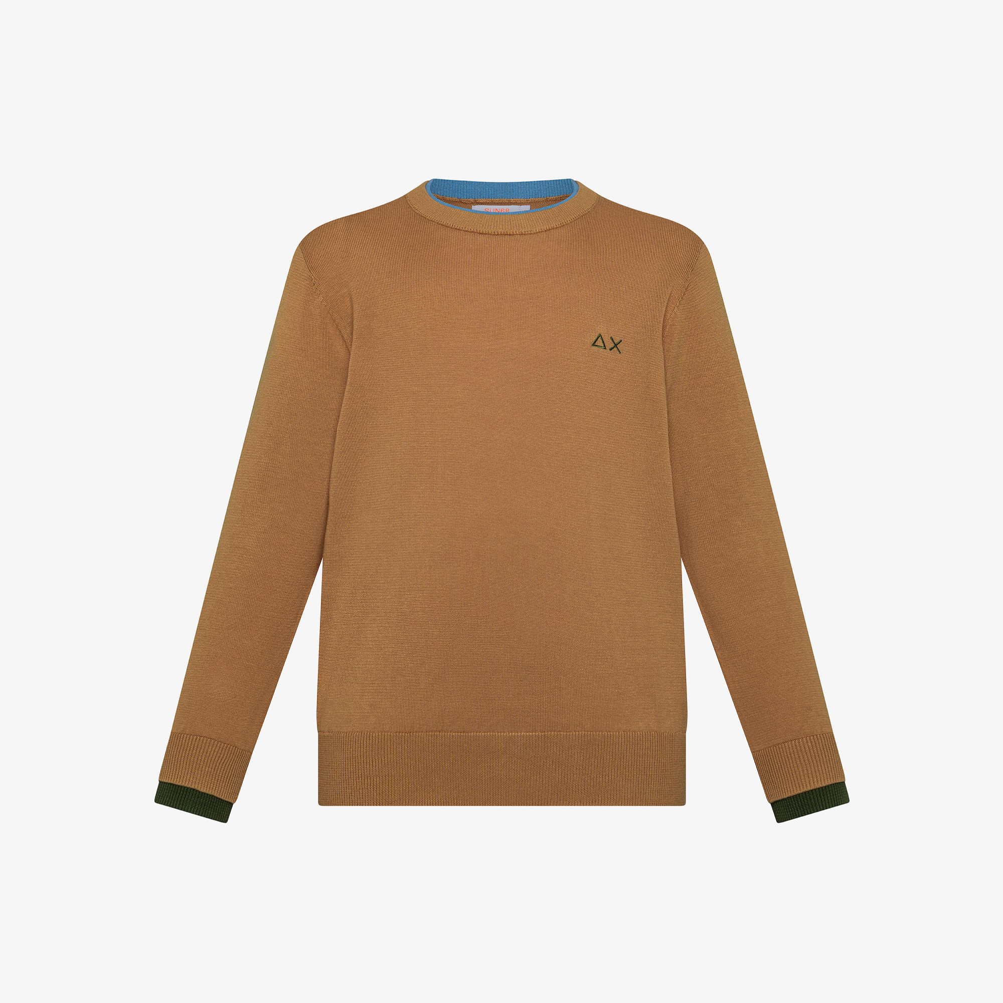 BOY'S SWEATER DOUBLE RIB CAMMELLO