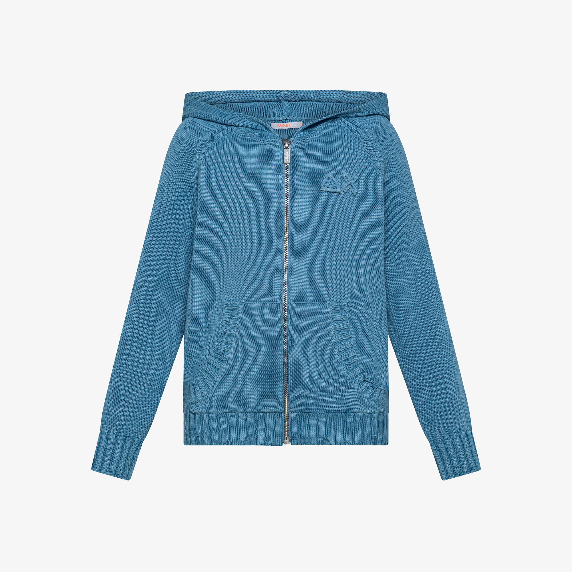 BOY'S SWEATER HOODIE ZIP VINTAGE BROKEN AVIO