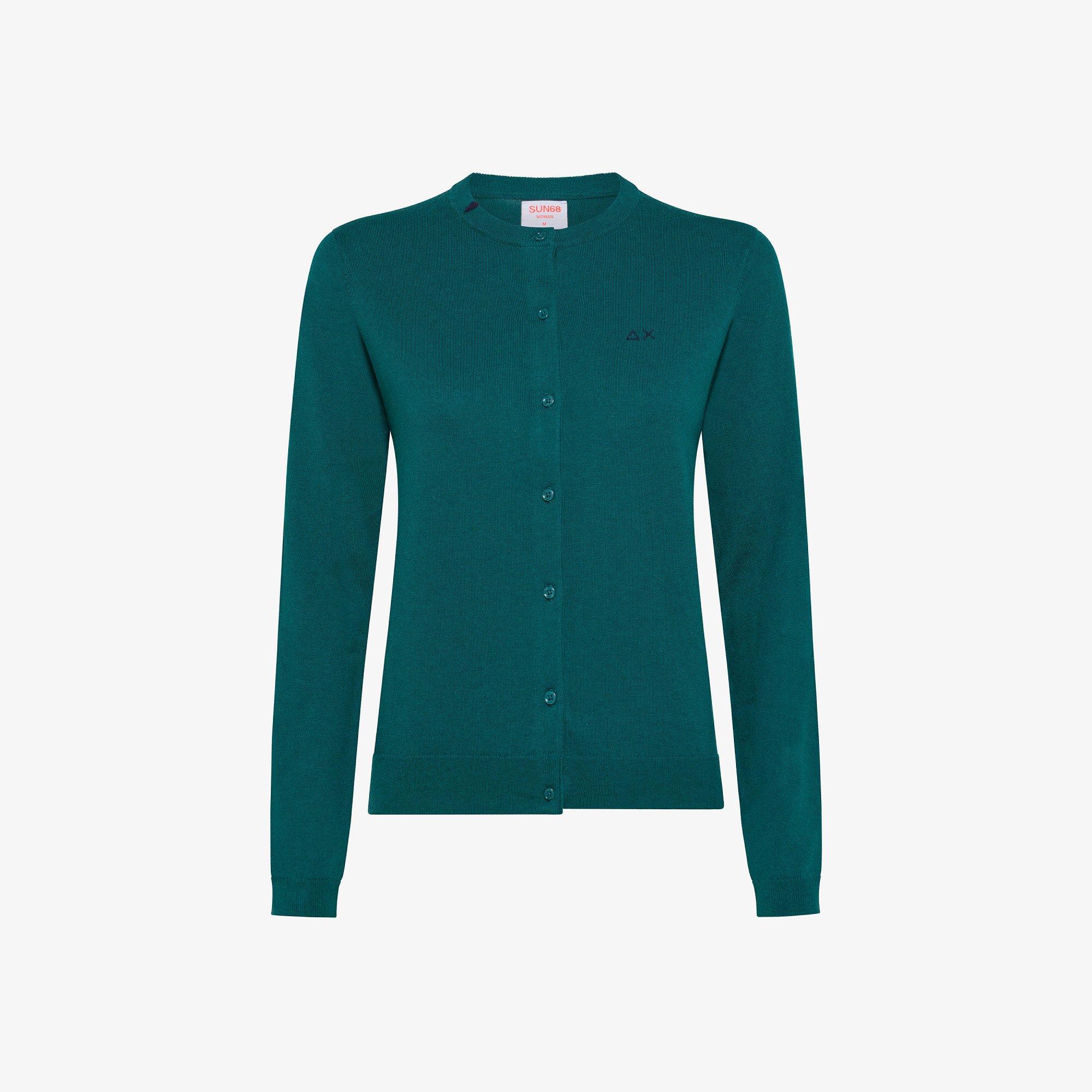 CARDIGAN SOLID L/S VERDE INGLESE