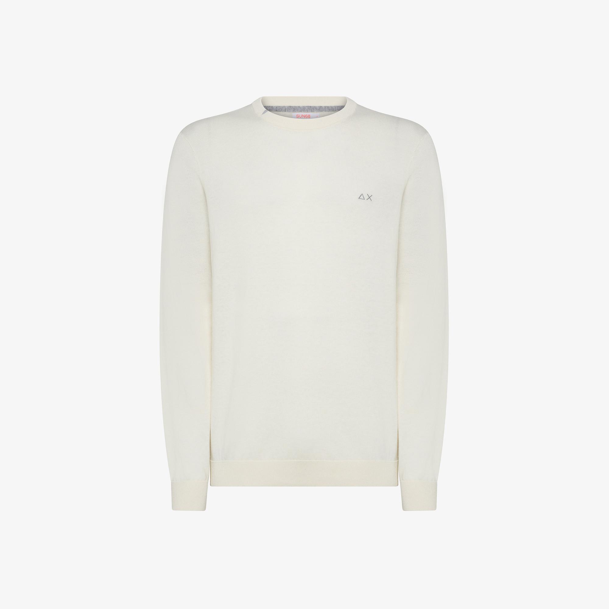 Wool and cotton jumper OFF WHITE