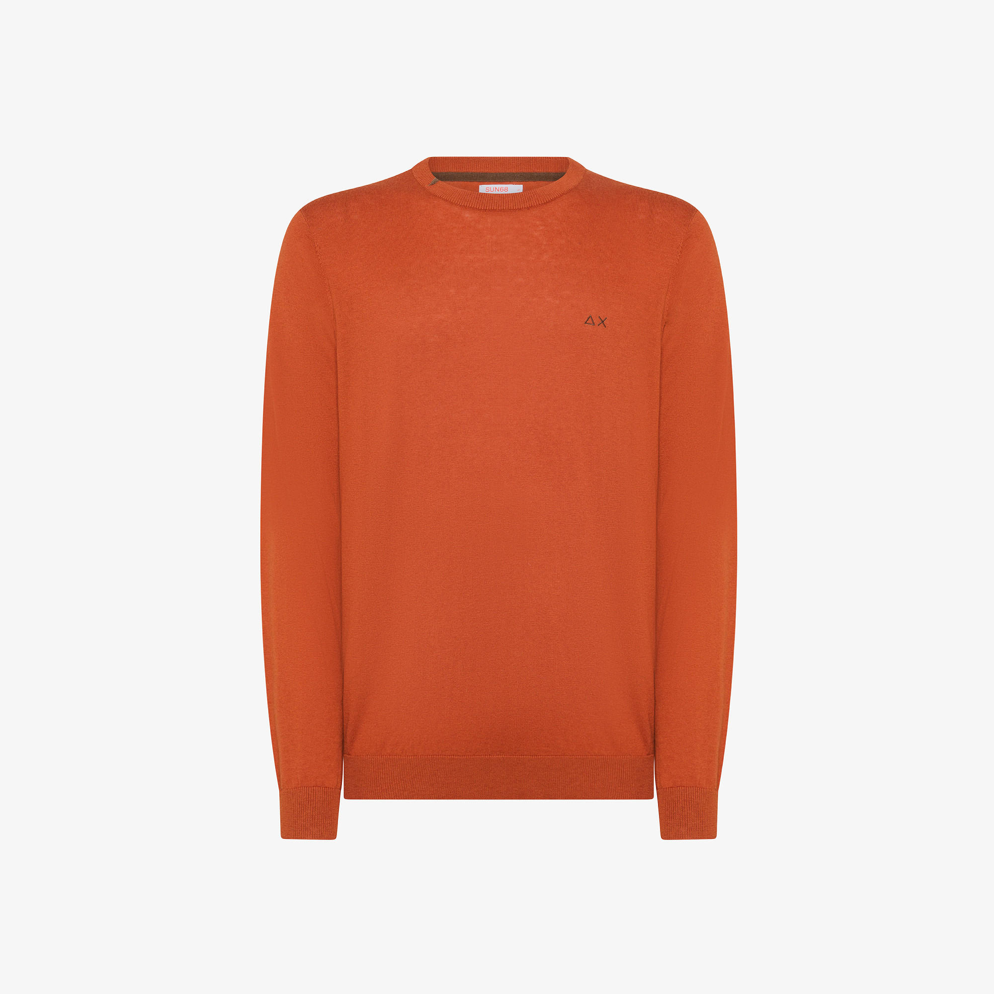 Wool and cotton jumper RUST