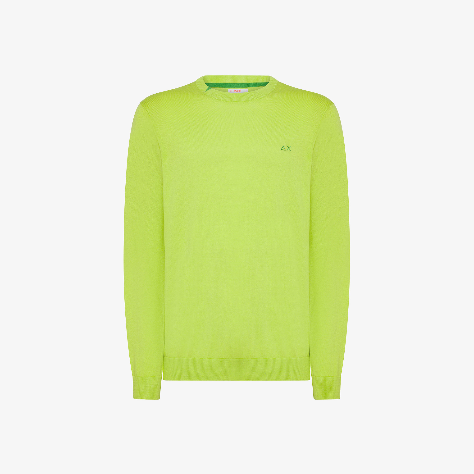 Maglia in lana e cotone LIME