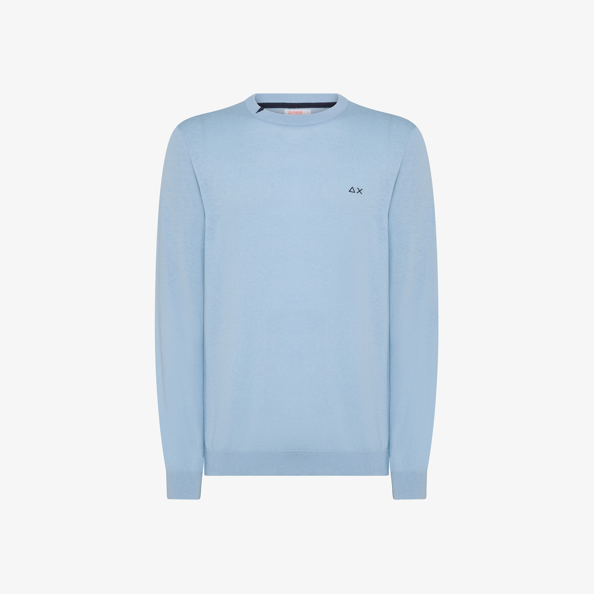 Wool and cotton jumper SKY BLUE