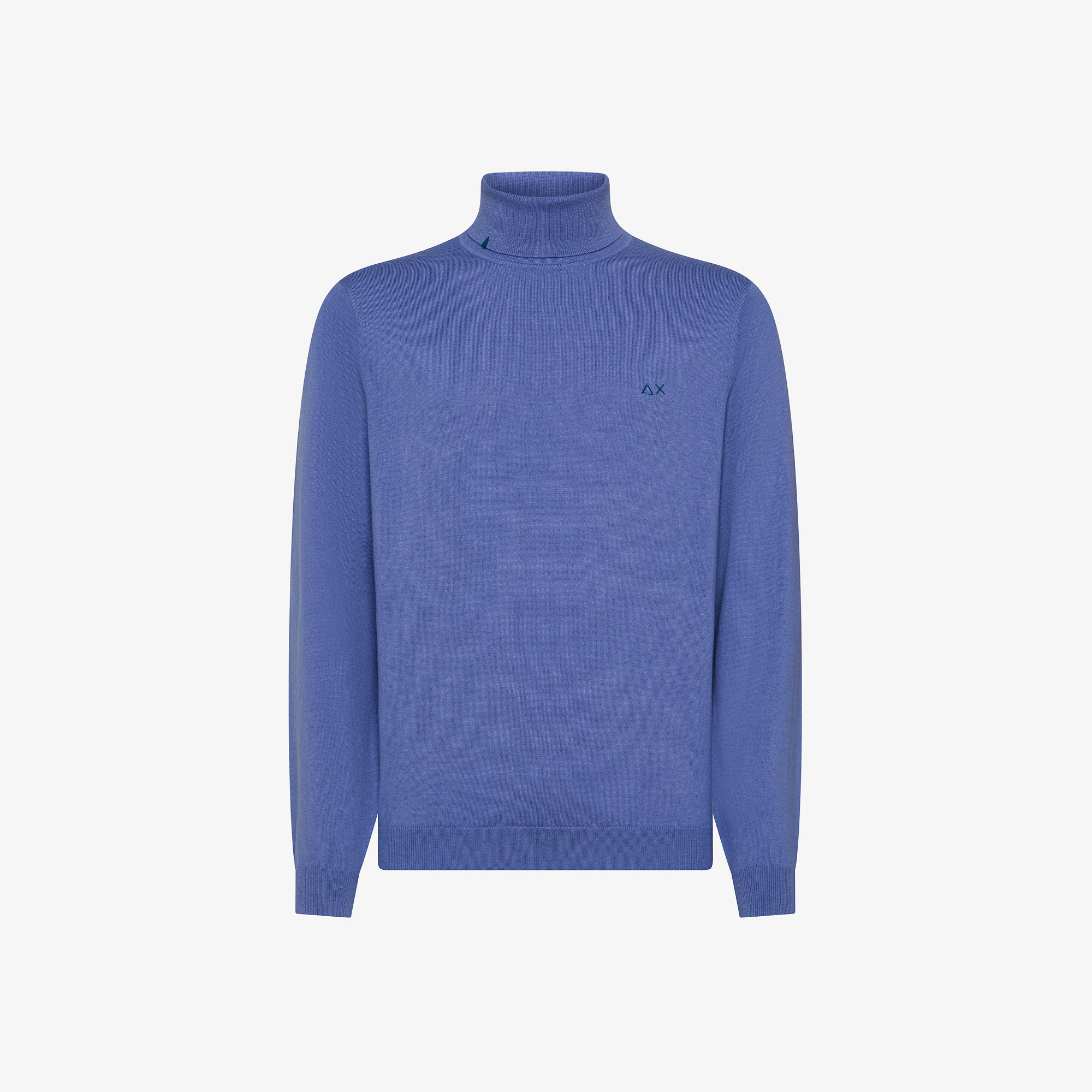 Wool and cotton turtleneck jumper PRUNE