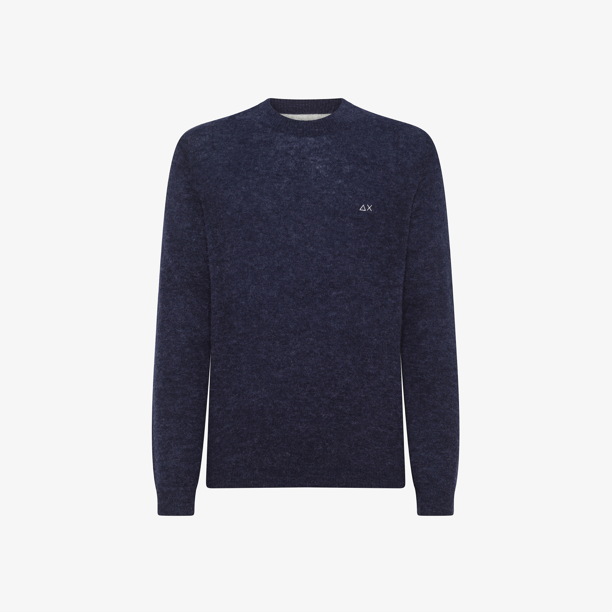 Wool and alpaca jumper NAVY BLUE