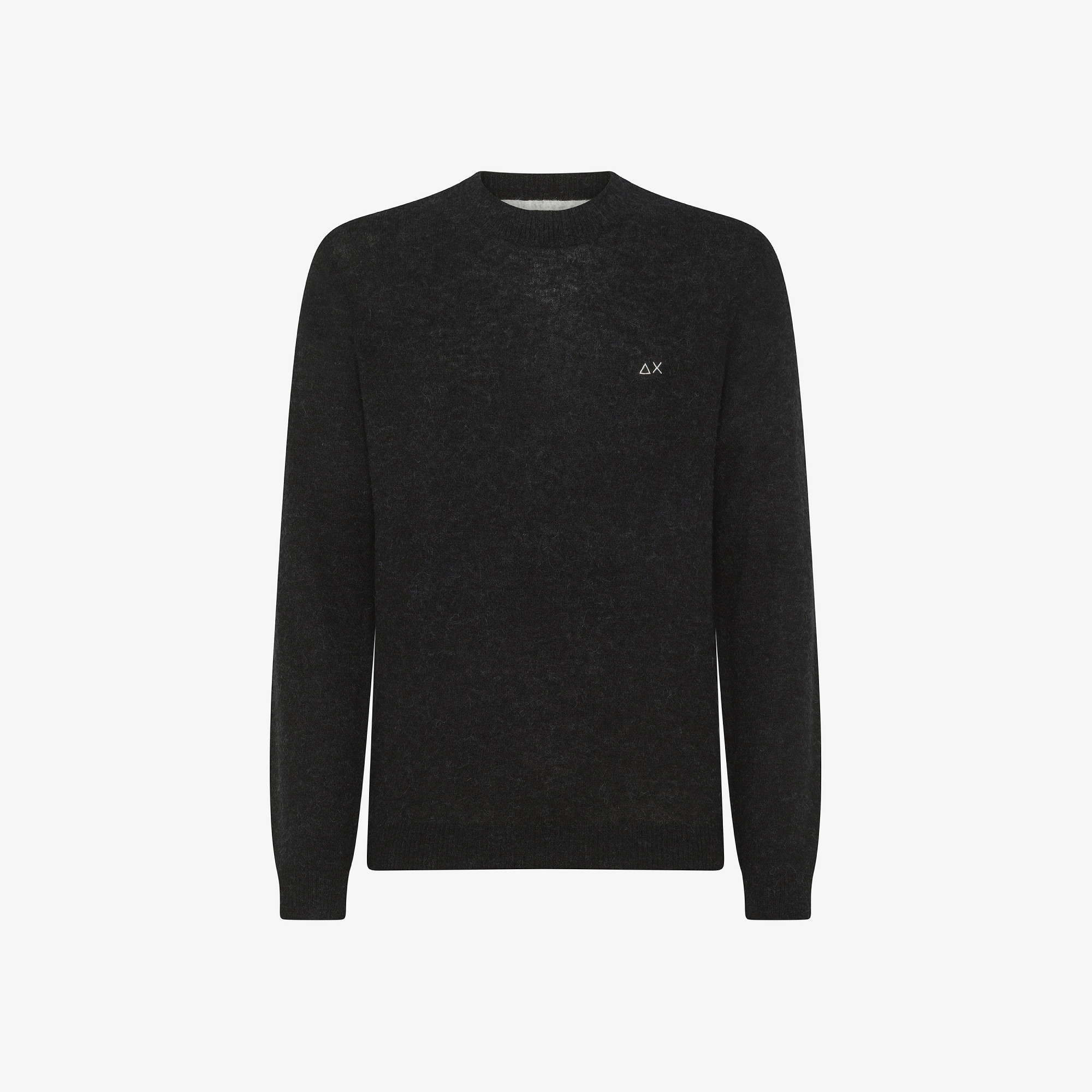 Wool and alpaca jumper BLACK