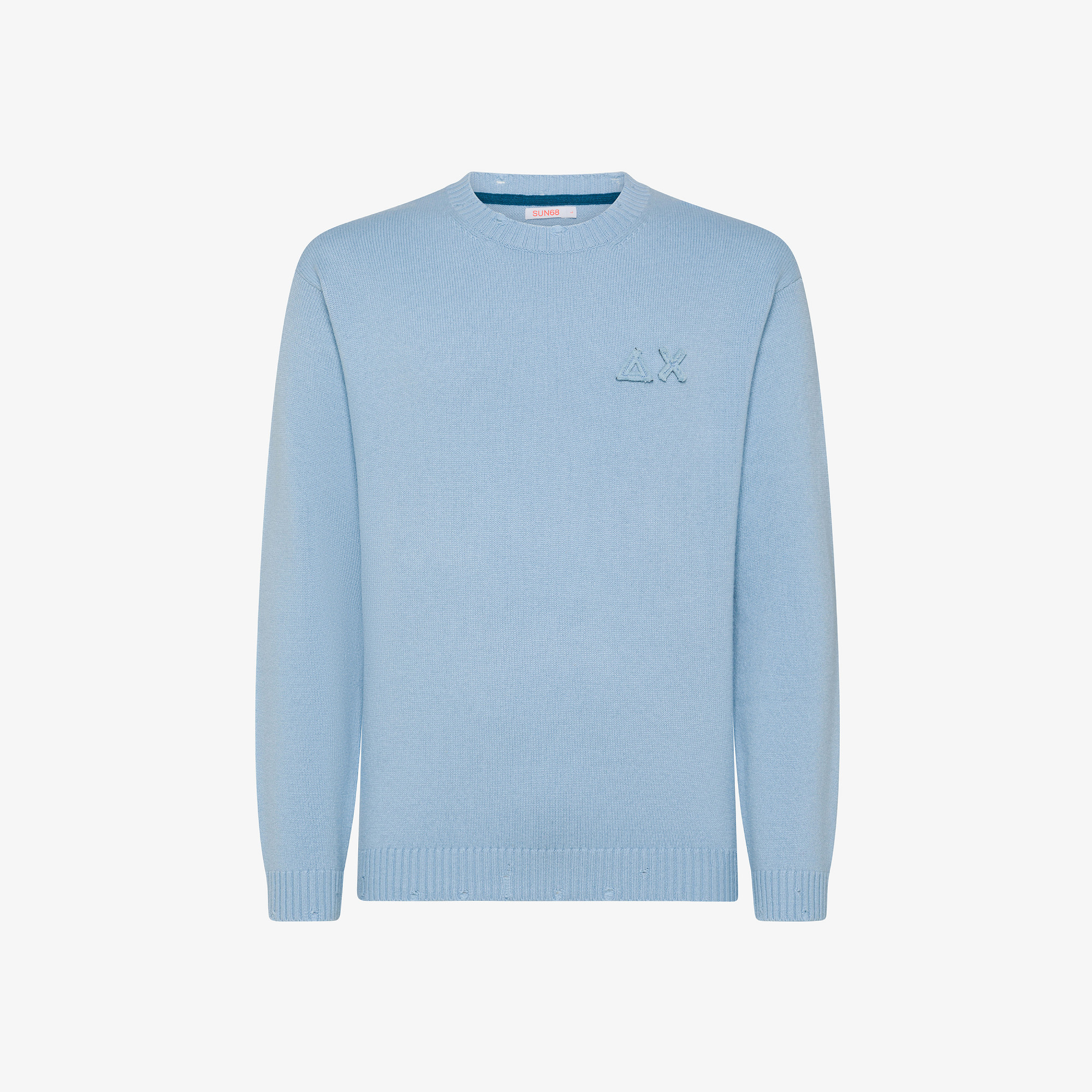 Wool and cashmere jumper SKY BLUE