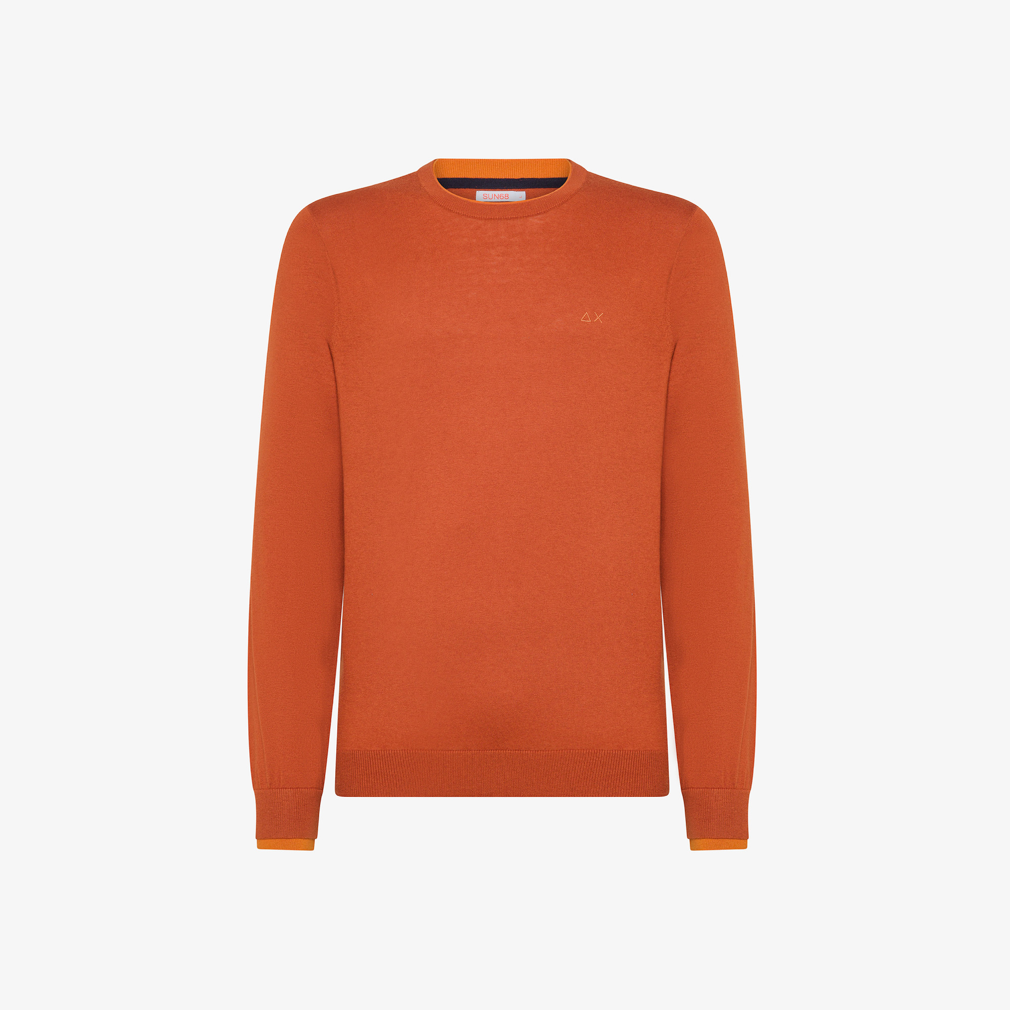 Wool and cotton jumper RUST