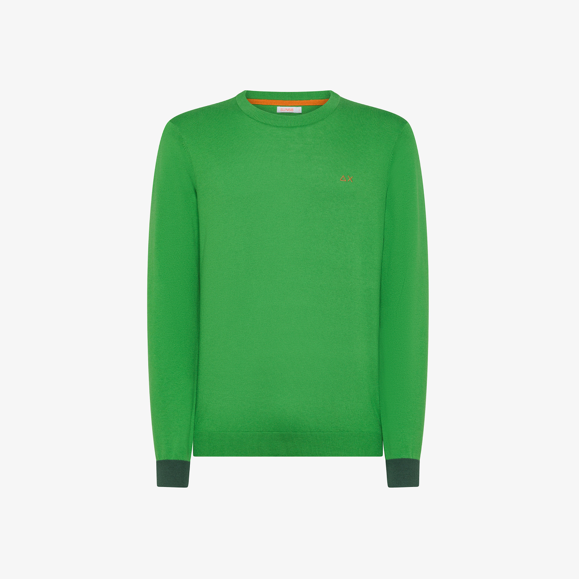 Wool and cotton jumper OLIVE