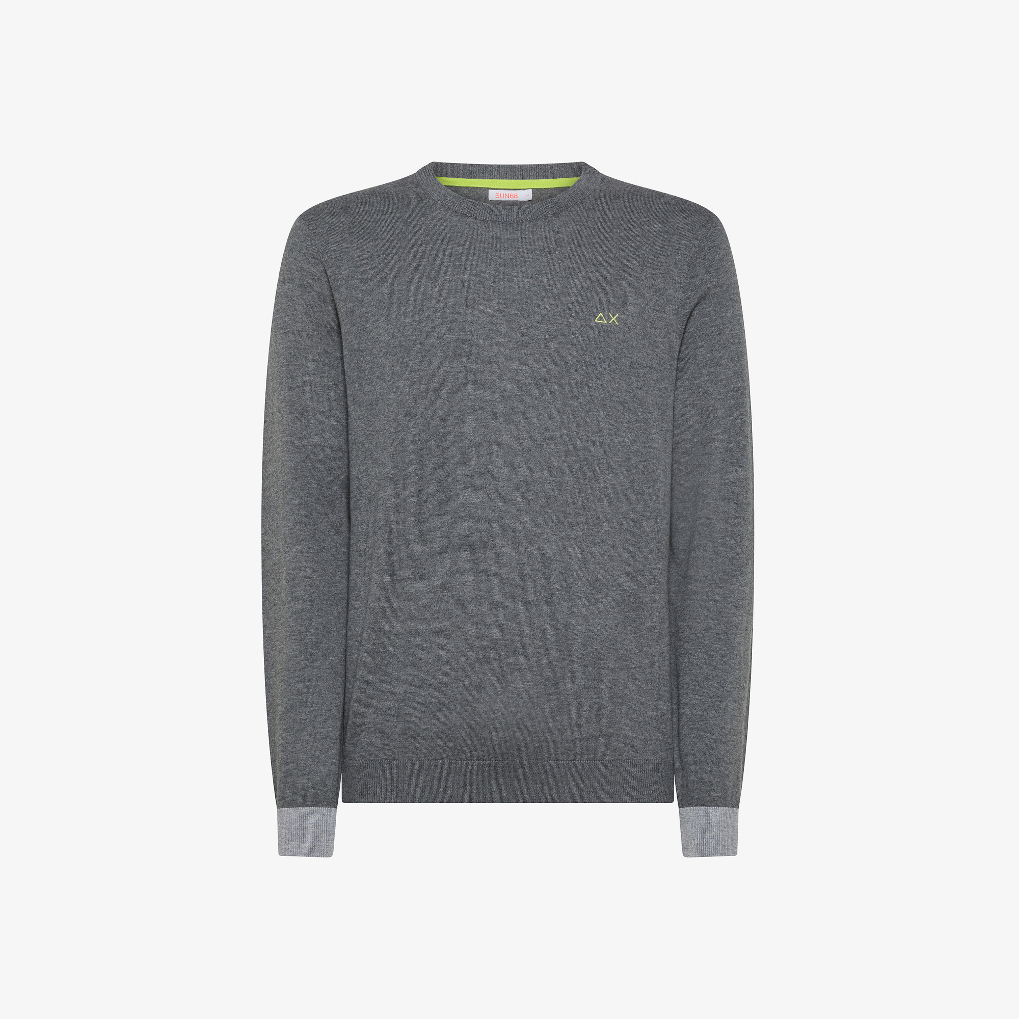 Wool and cotton jumper DARK GREY