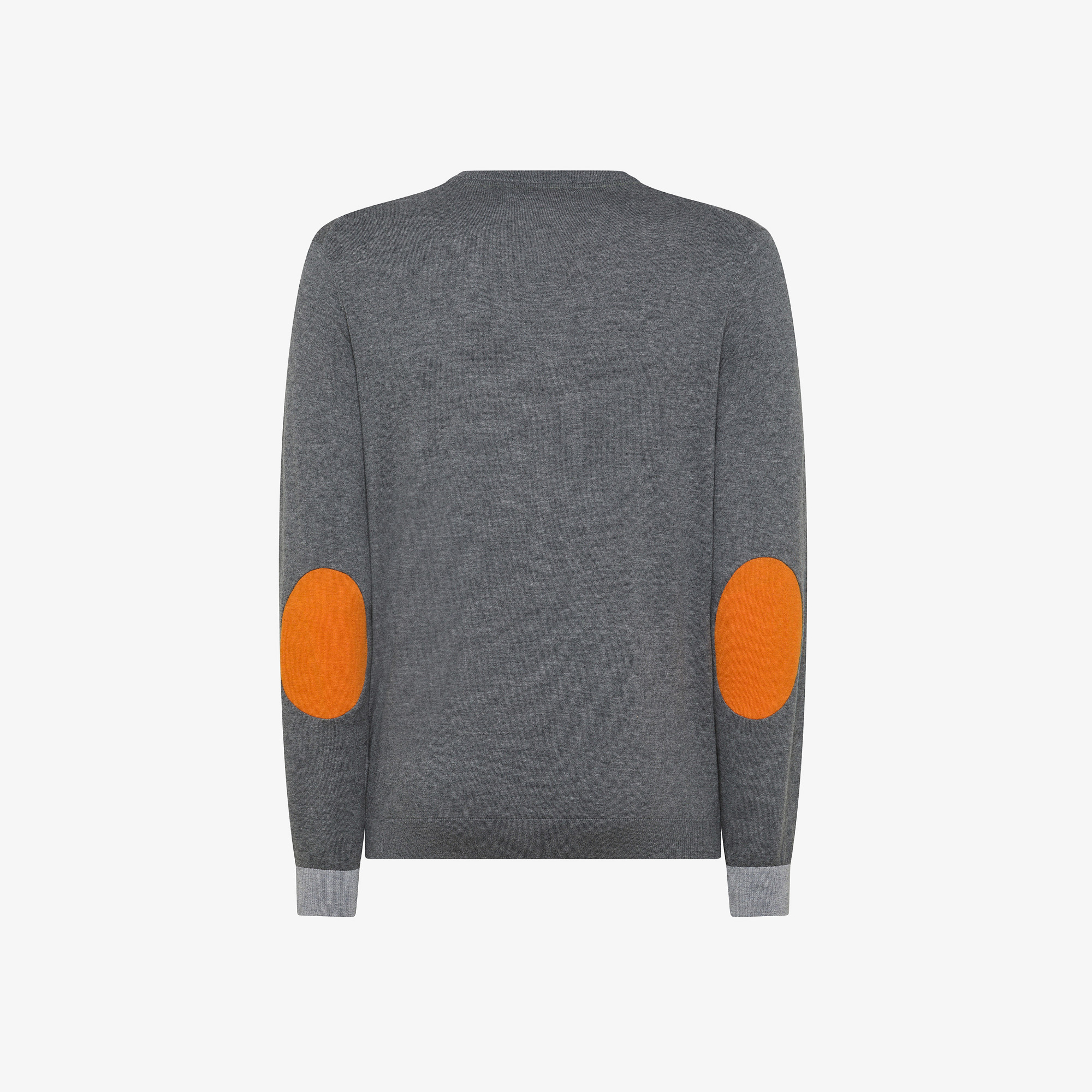 Wool and cotton jumper DARK GREY