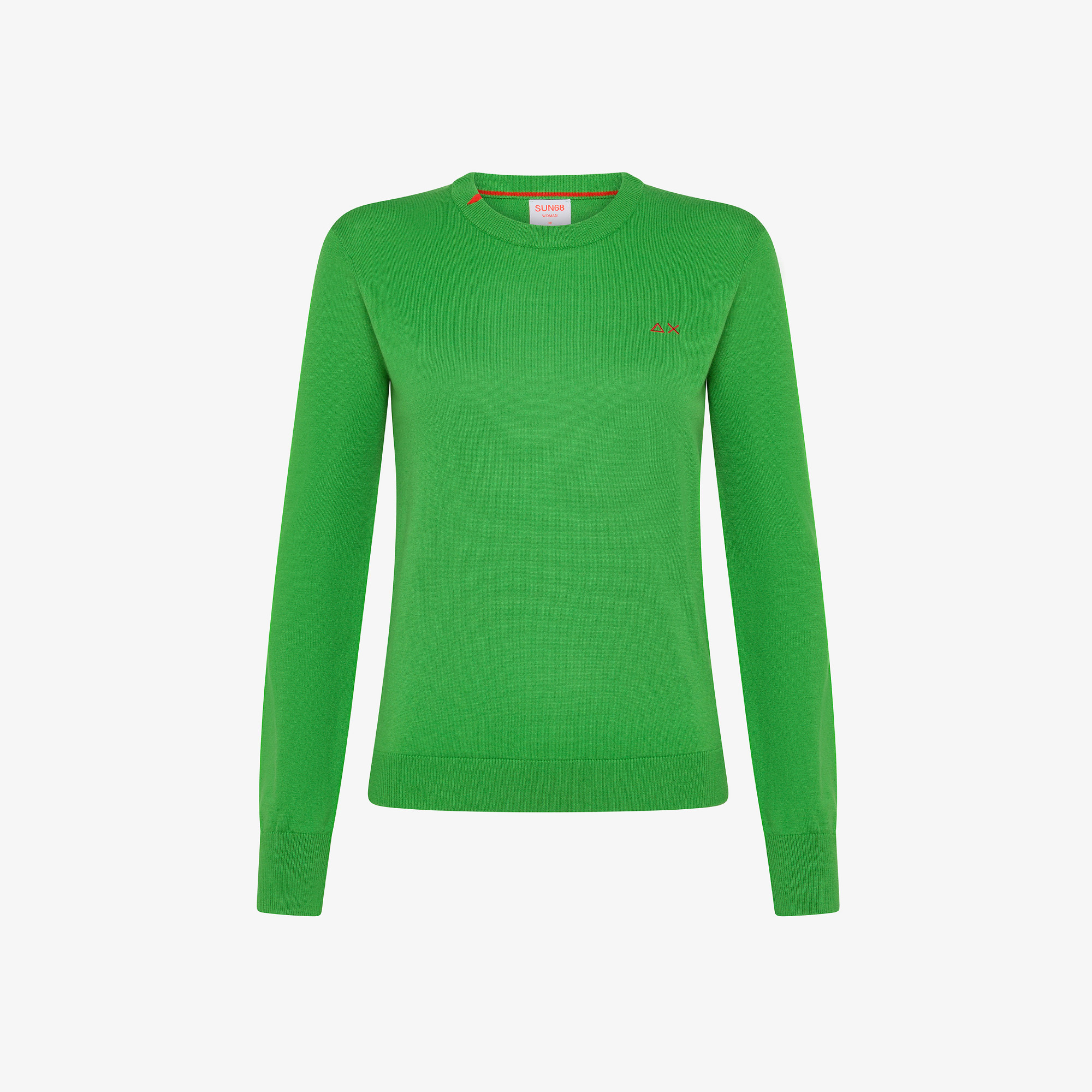 Wool and cotton jumper OLIVE