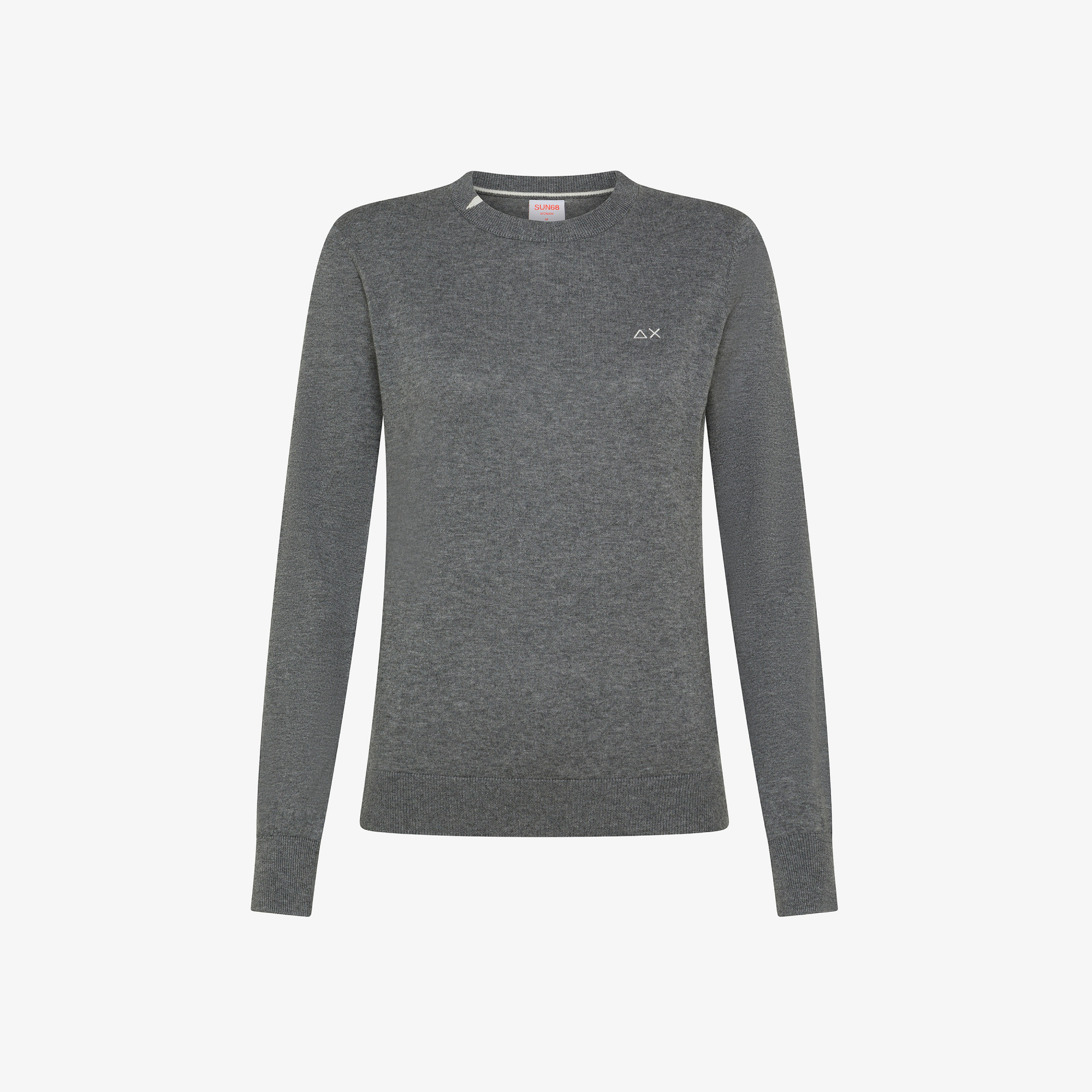 Wool and cotton jumper DARK GREY