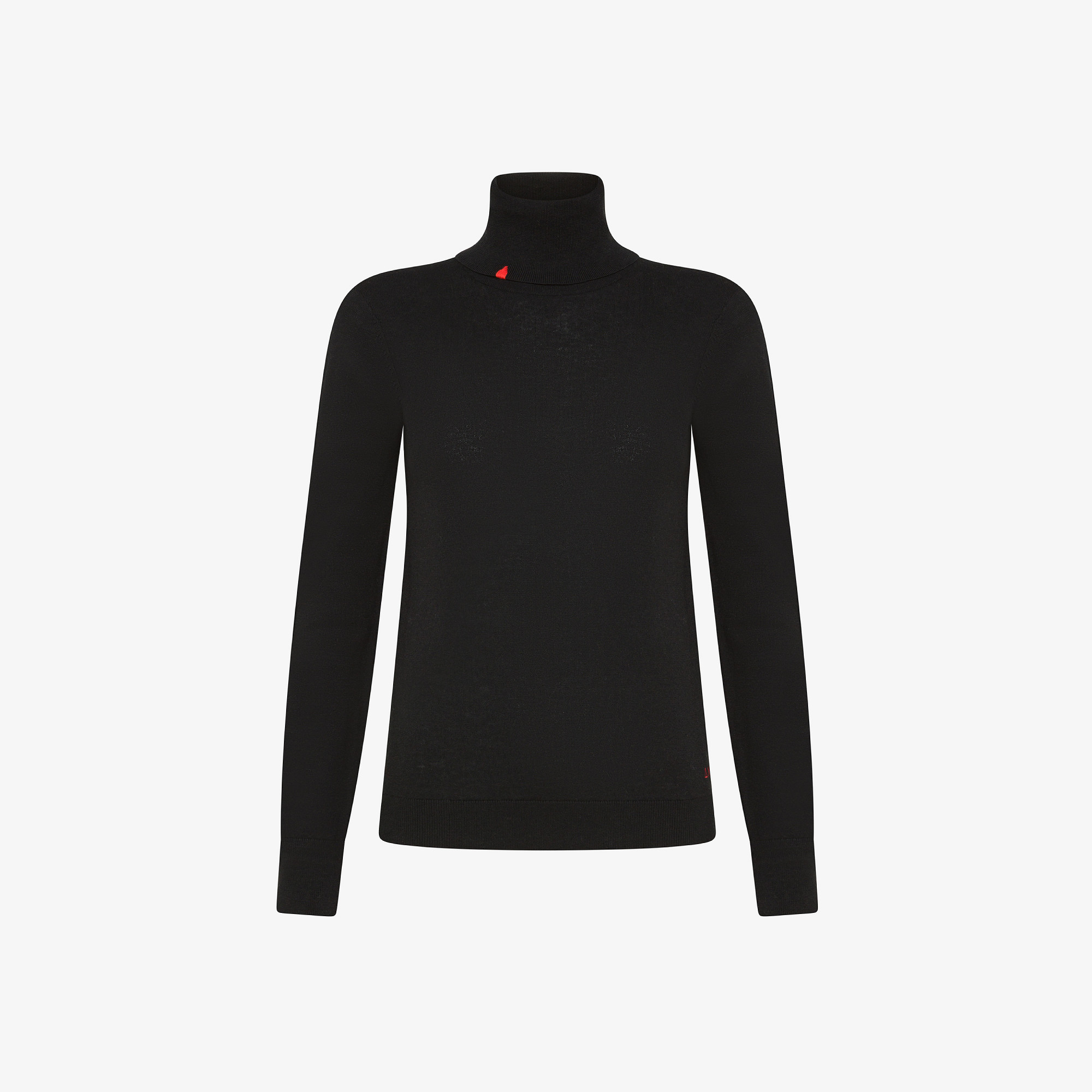 TURTLE NECK BASIC L/S NERO