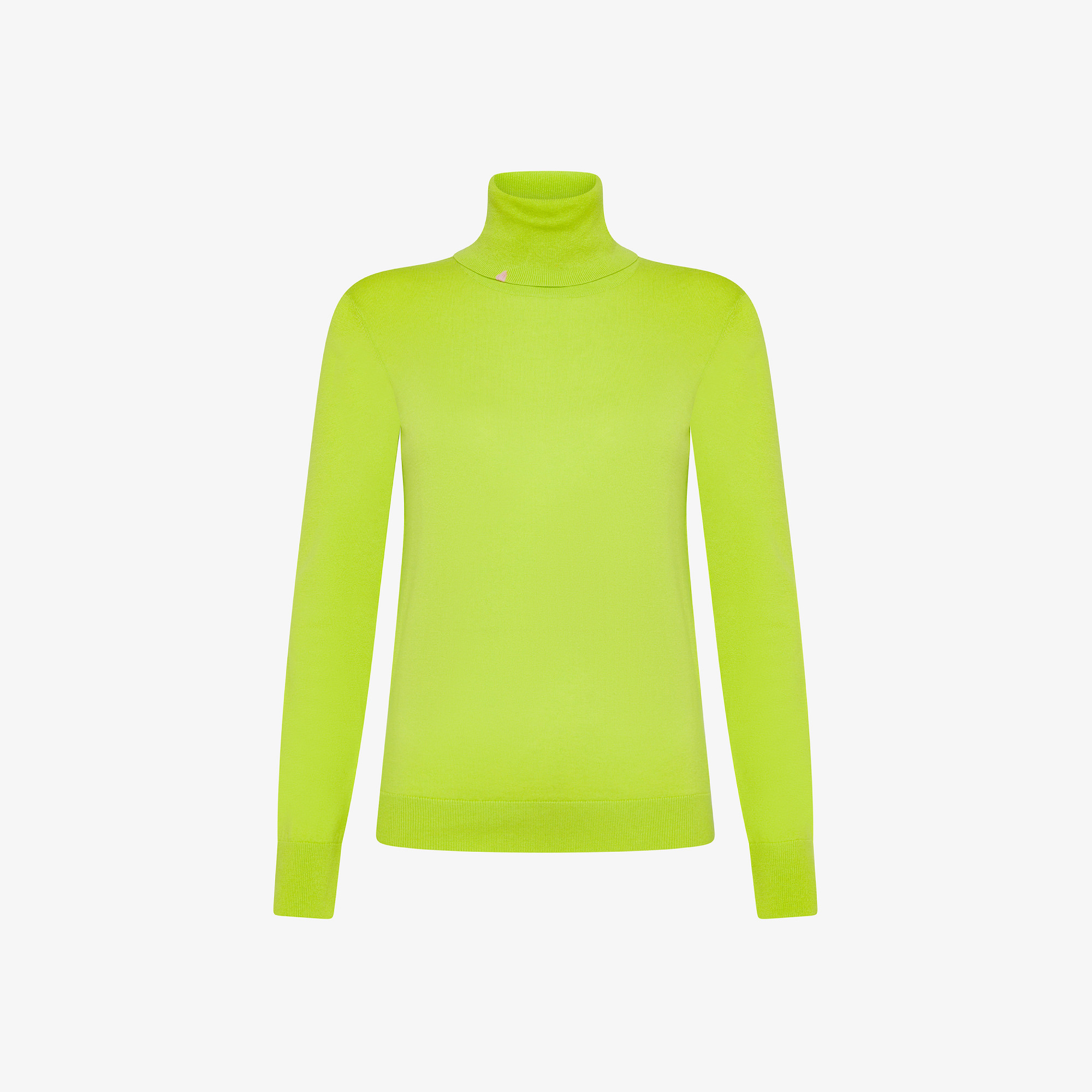 TURTLE NECK BASIC L/S LIME