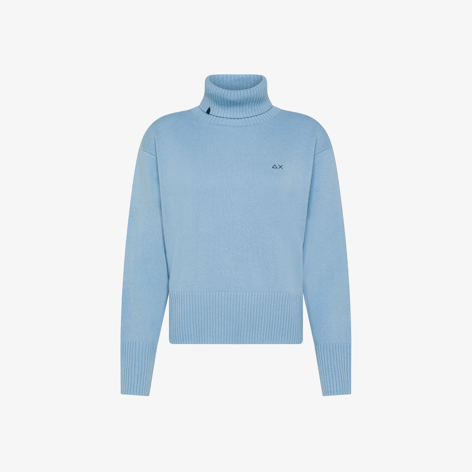 Maglia in lana e cashmere SKY BLUE