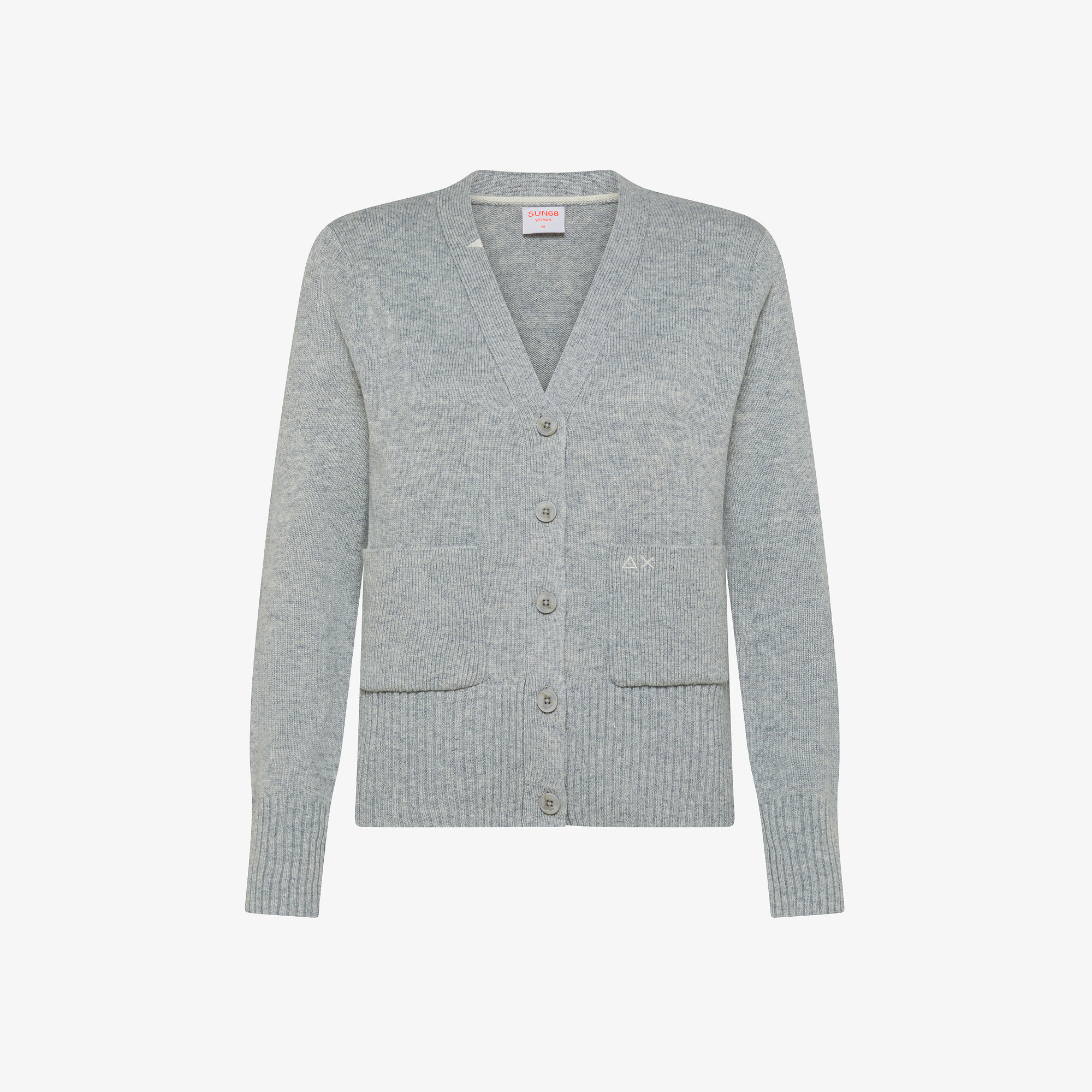 Wool and cashmere cardigan MEDIUM GREY