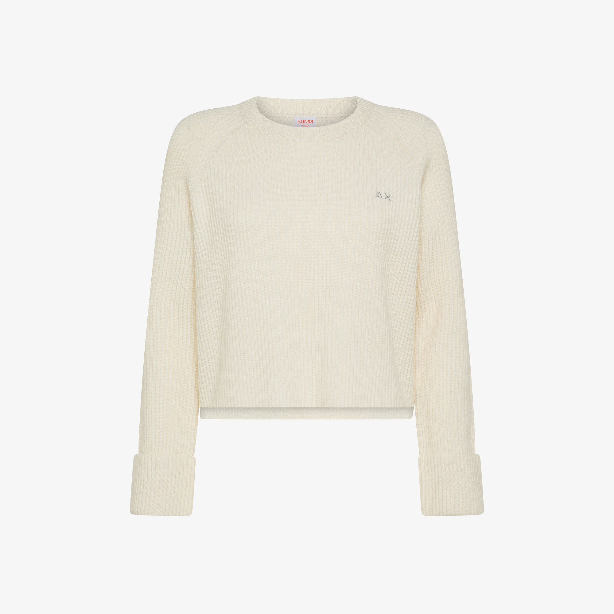 Cashmere blend jumper OFF WHITE