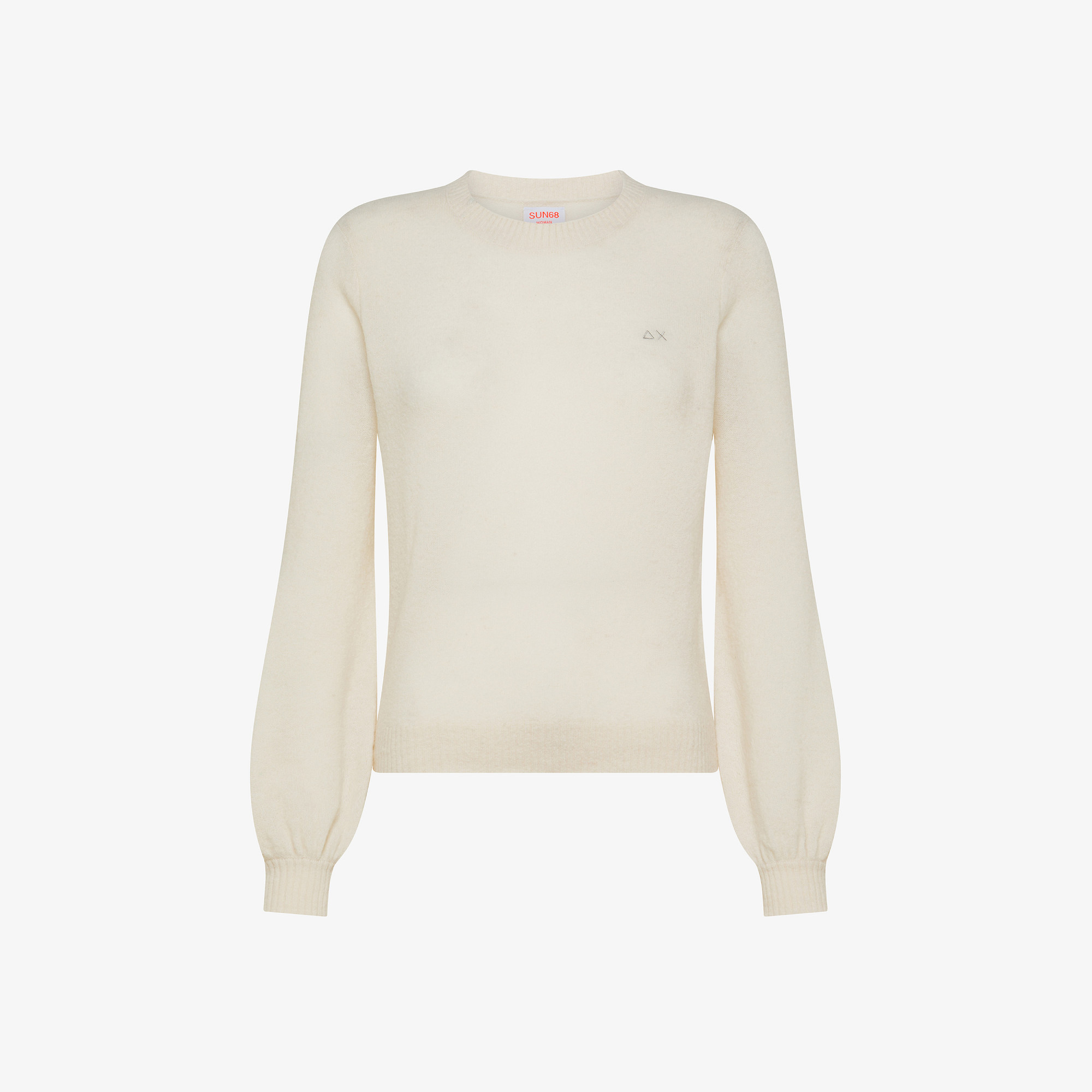 Wool and alpaca jumper OFF WHITE