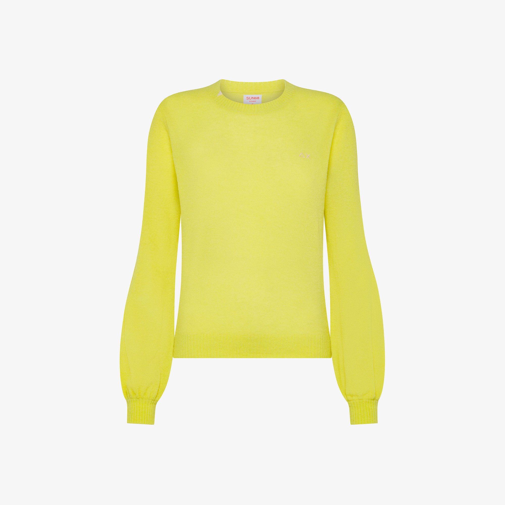 ROUND NECK ALPACA LEMON