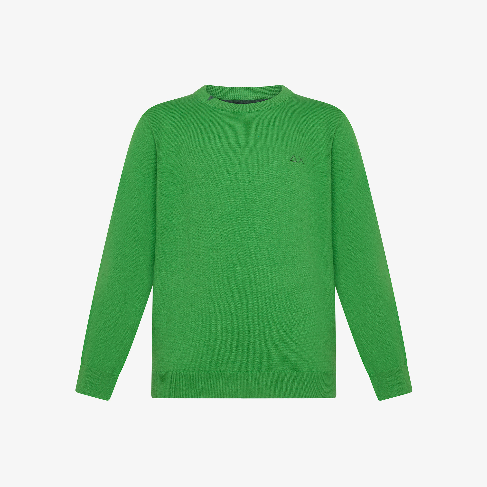 Wool and cotton jumper OLIVE