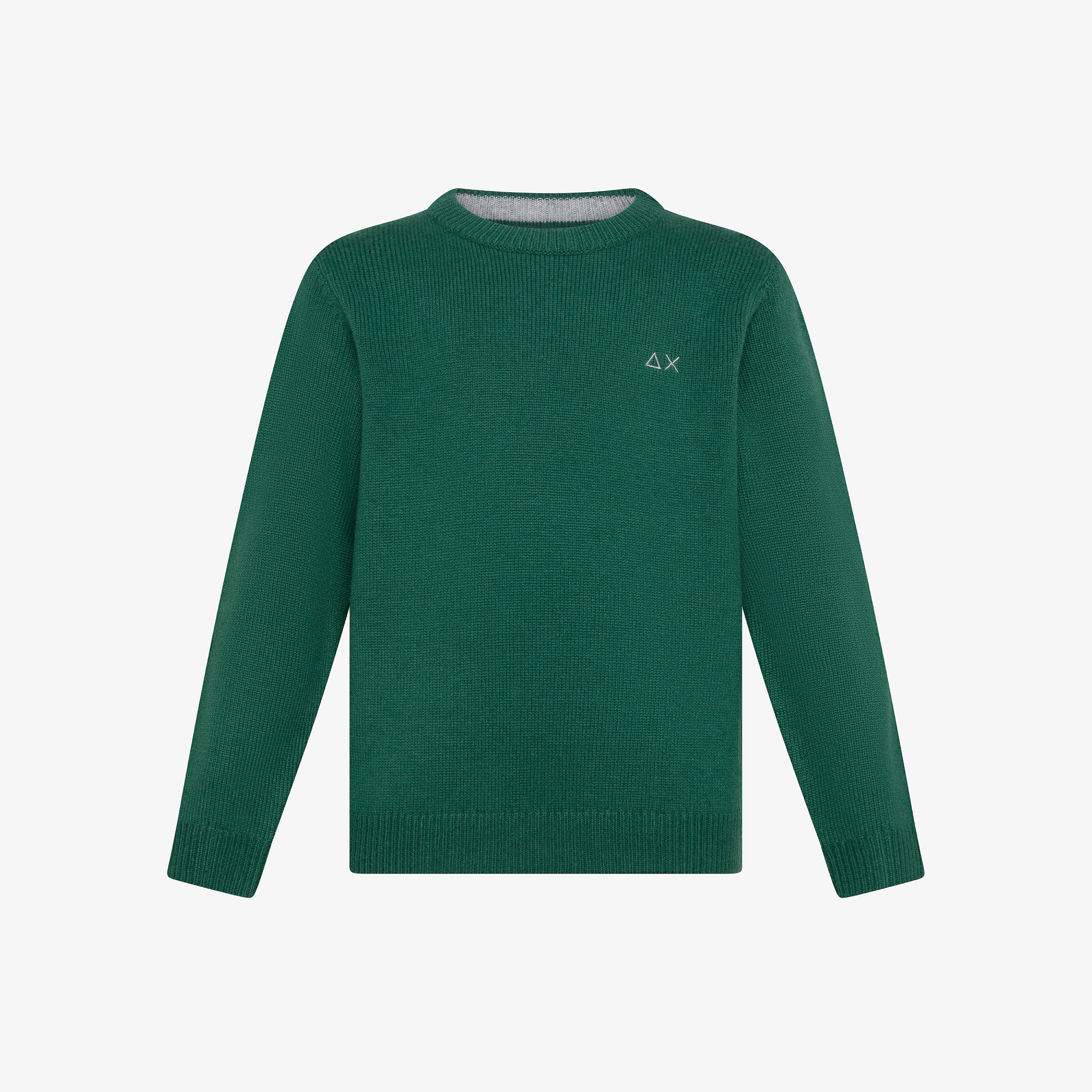 Maglia in lana e cashmere VERDE SCURO