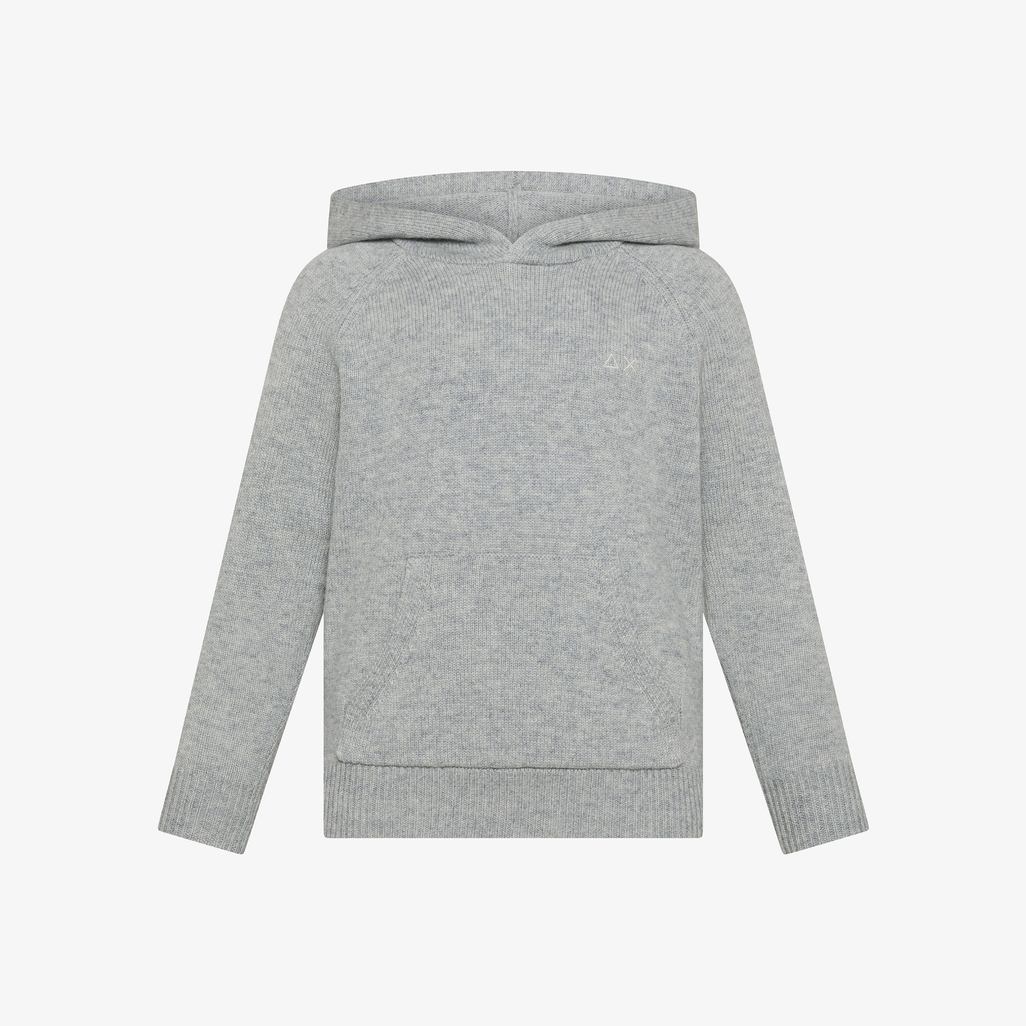 BOY'S HOOD SOLID WARM MEDIUM GREY