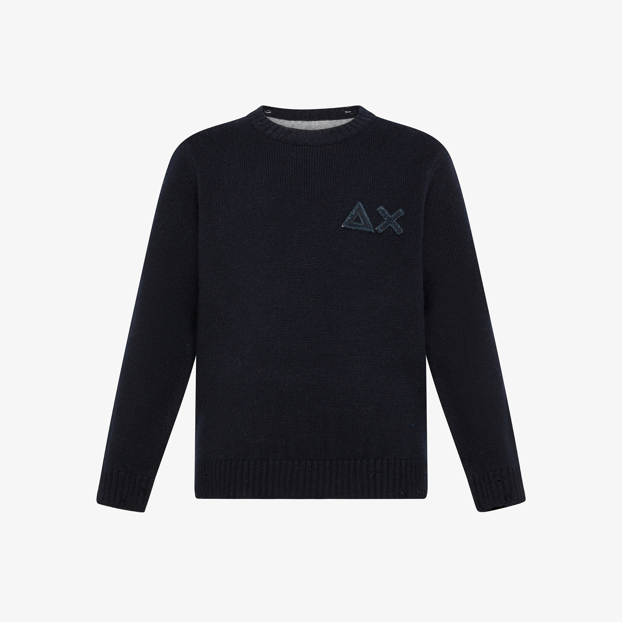 Wool and cashmere jumper NAVY BLUE