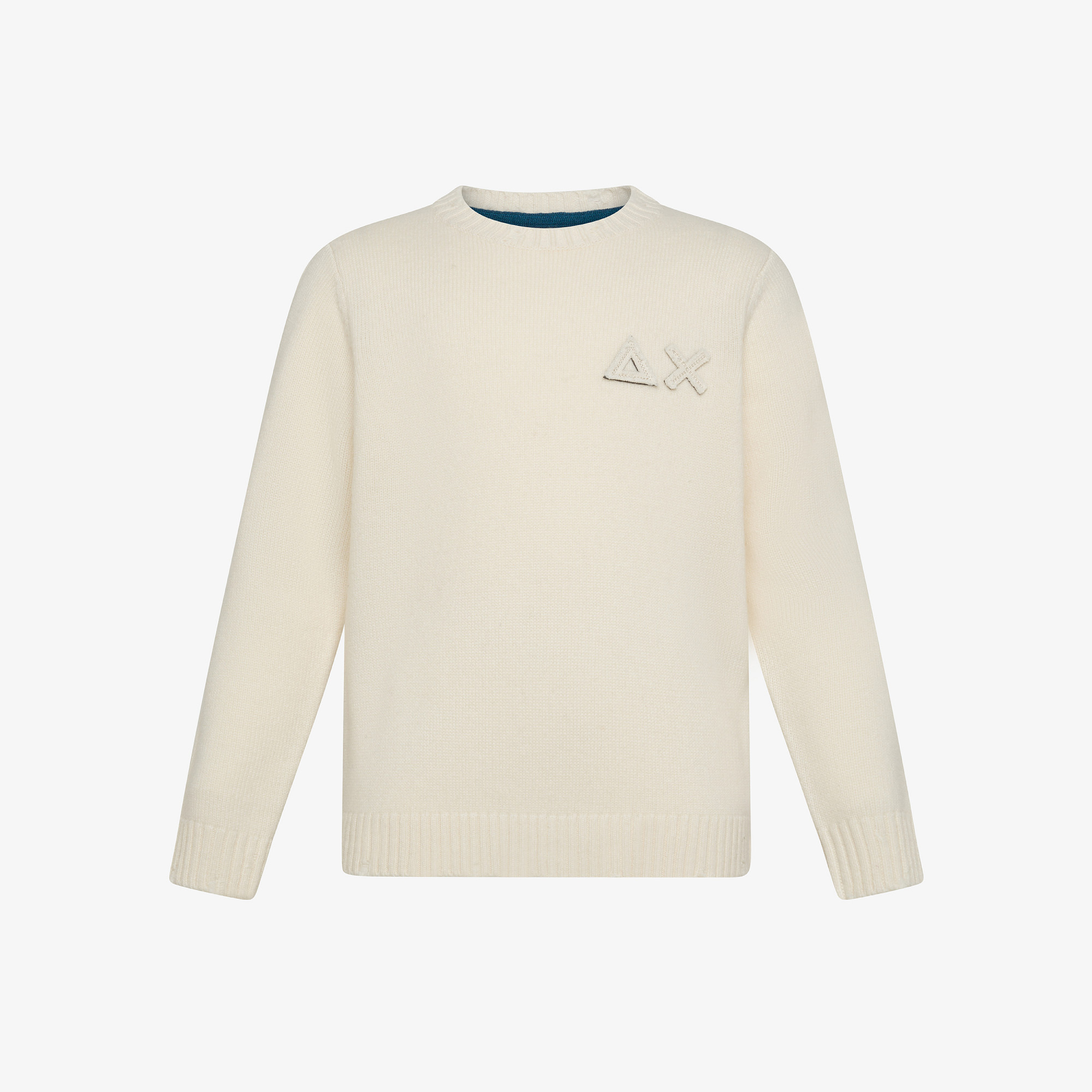 Wool and cashmere jumper OFF WHITE