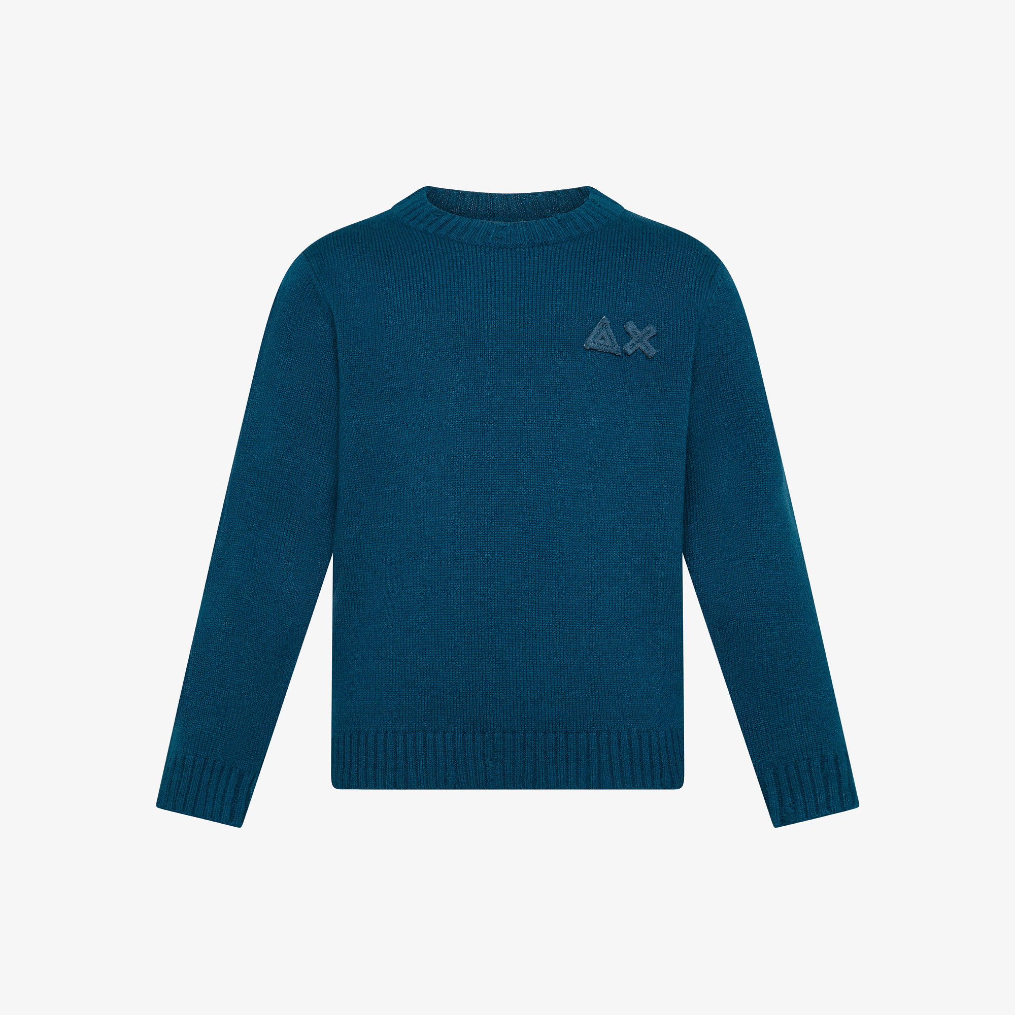 Maglia in lana e cashmere BLUE PROFONDO