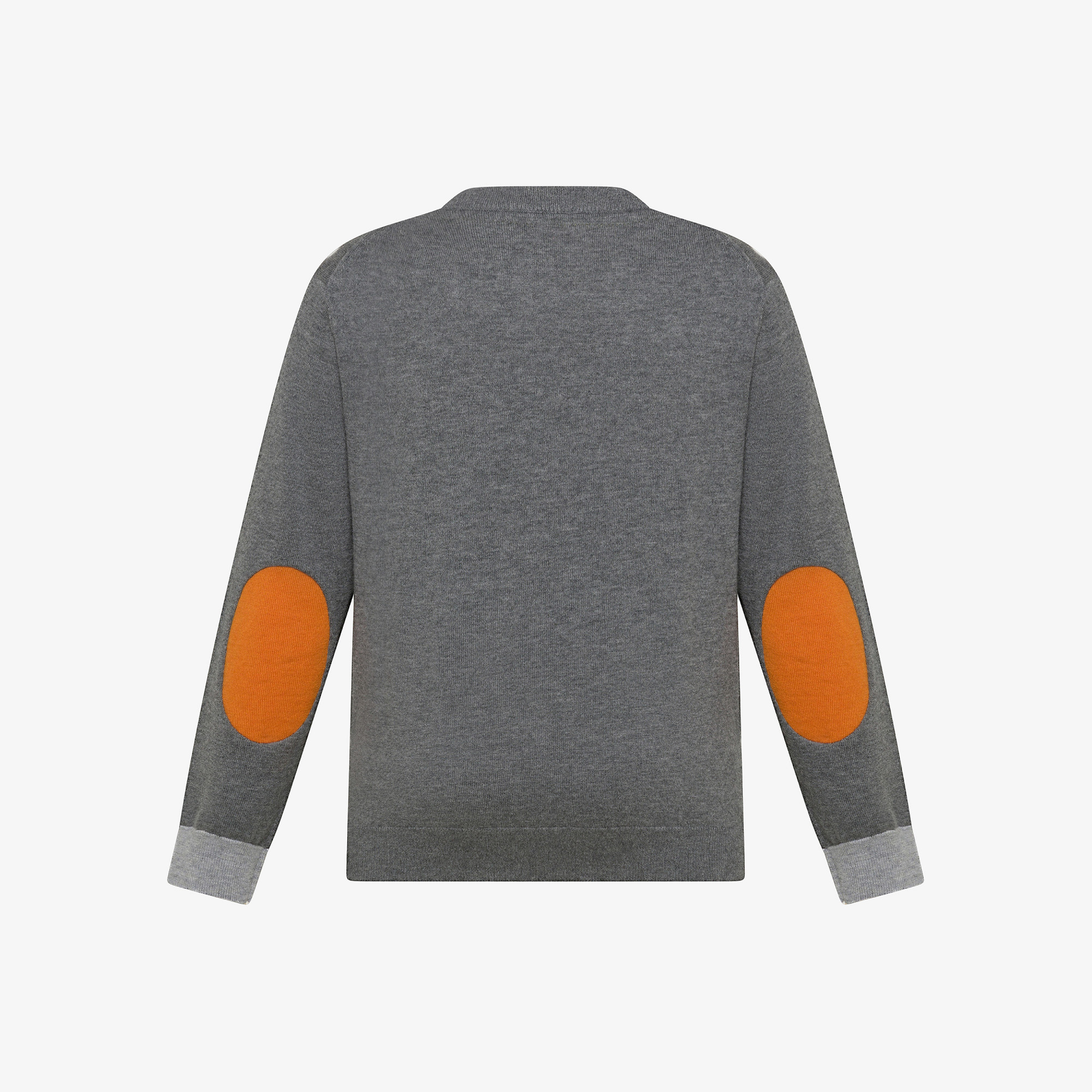 Wool and cotton jumper DARK GREY