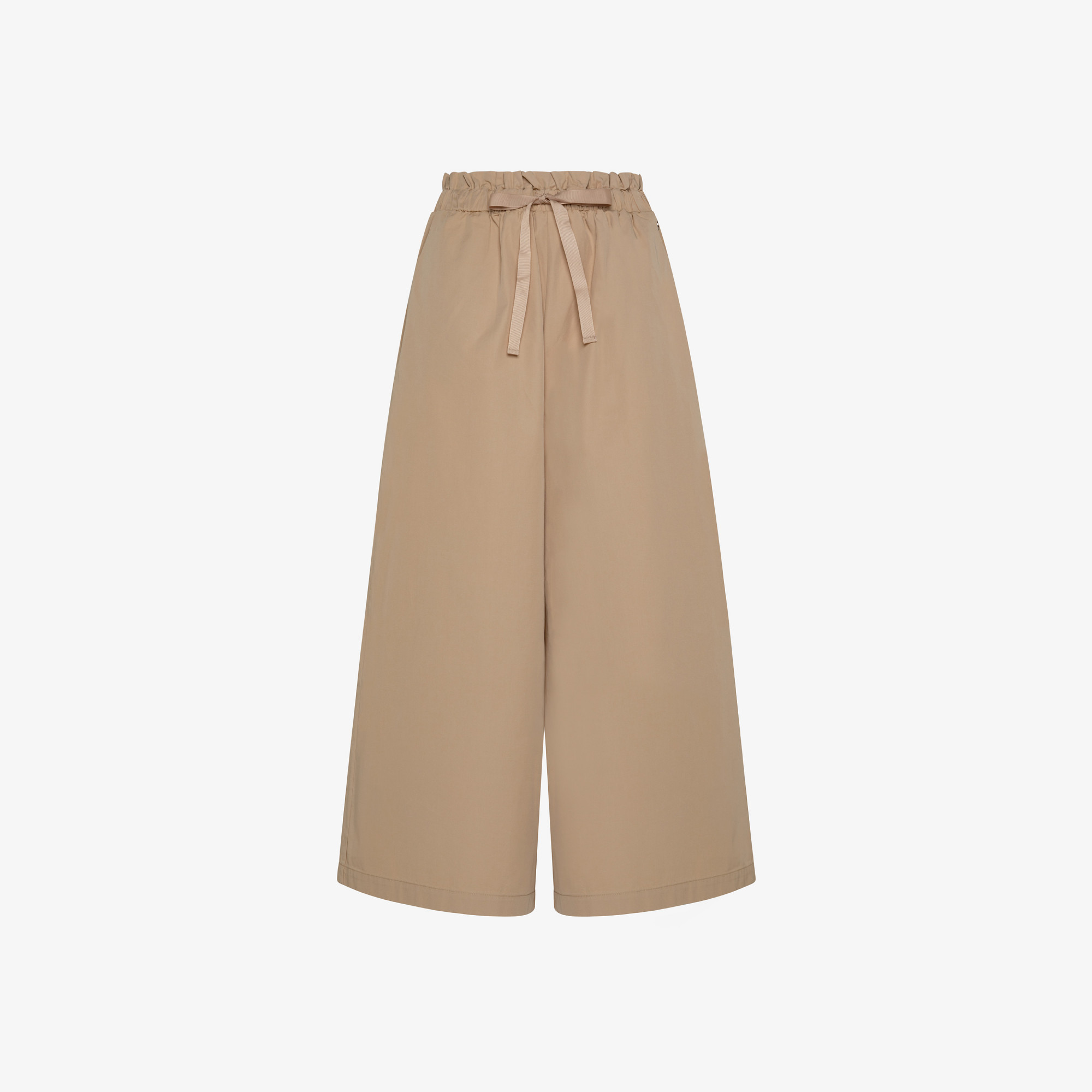 POPELINE PANT WIDE LEG TORTORA