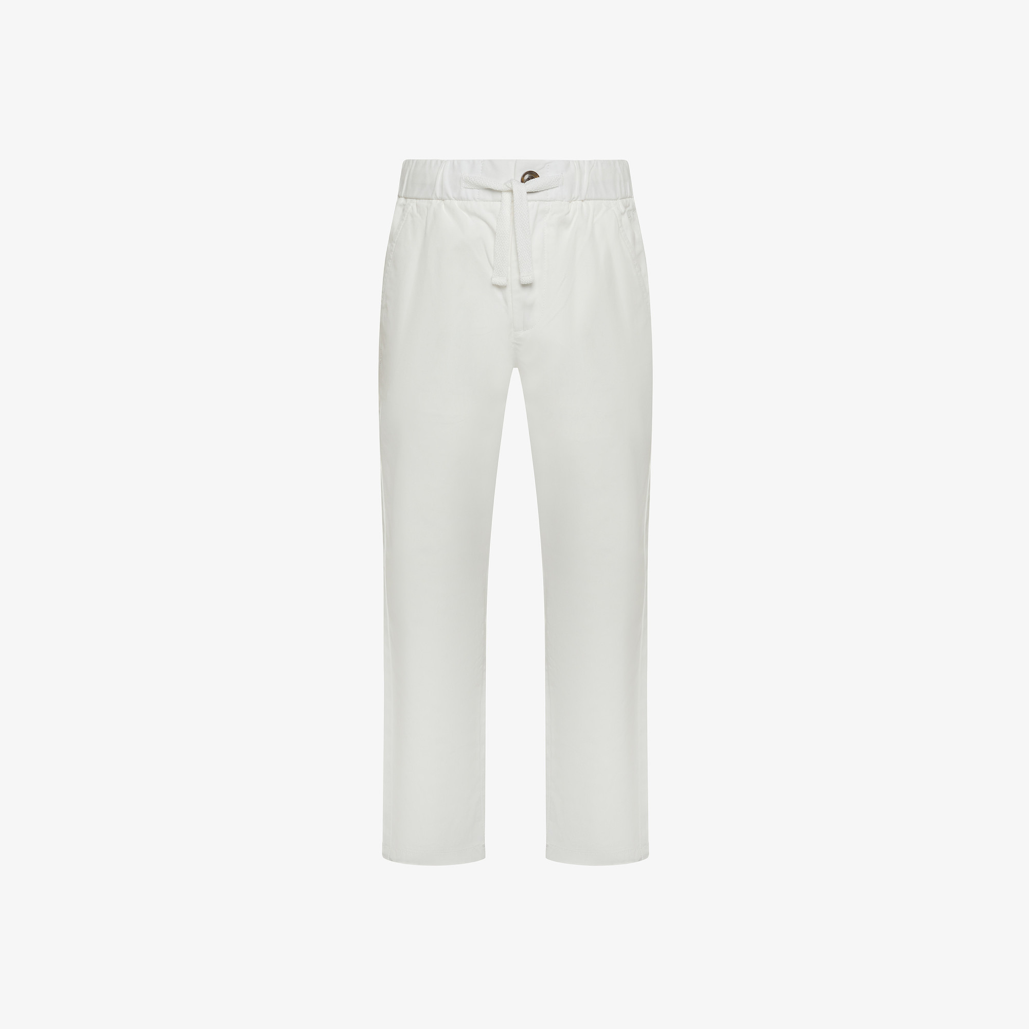 BOY'S PANT COULISSE SOLID OFF WHITE