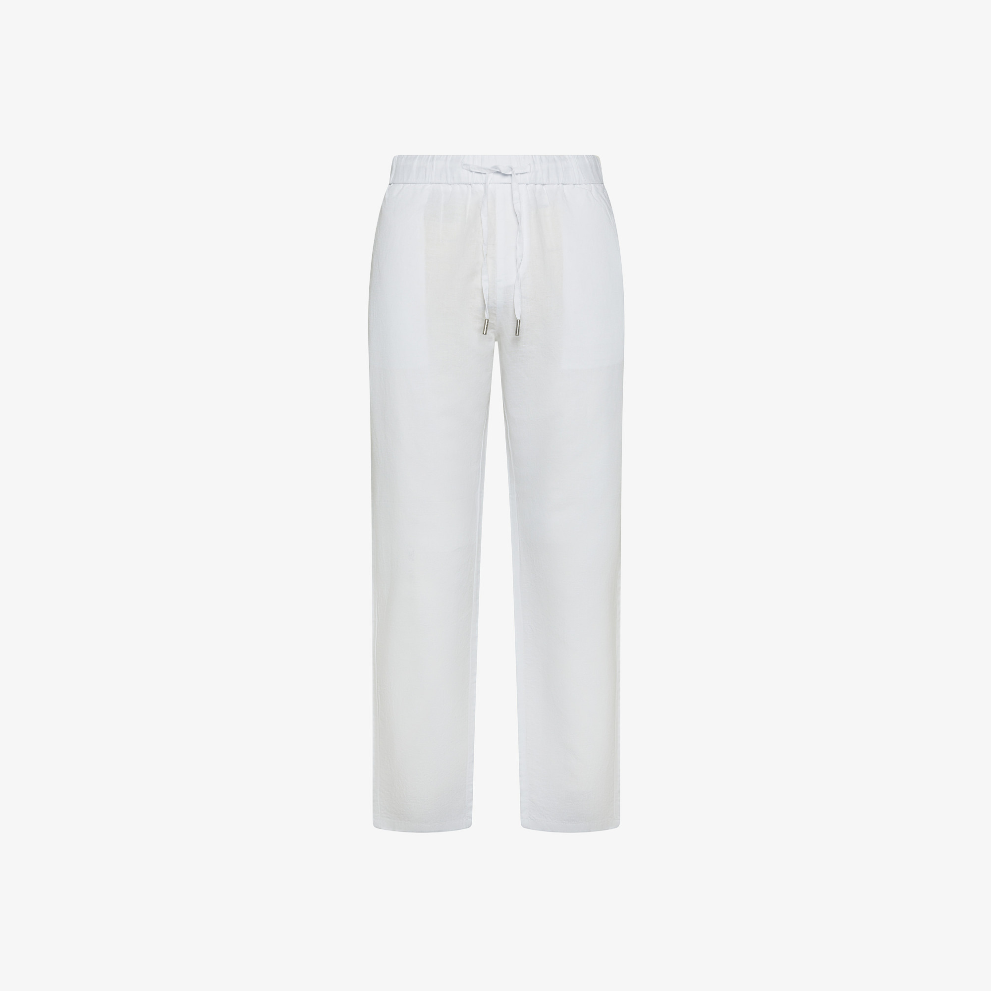 TROUSERS LINEN BEACH WHITE