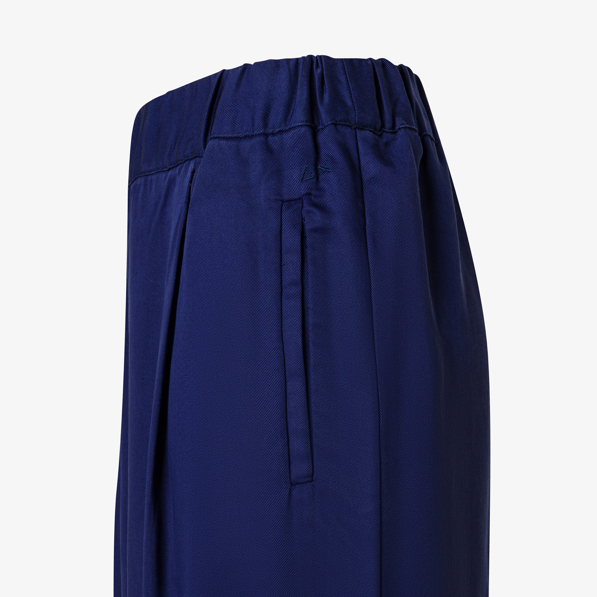 TROUSERS WIDE NAVY BLUE