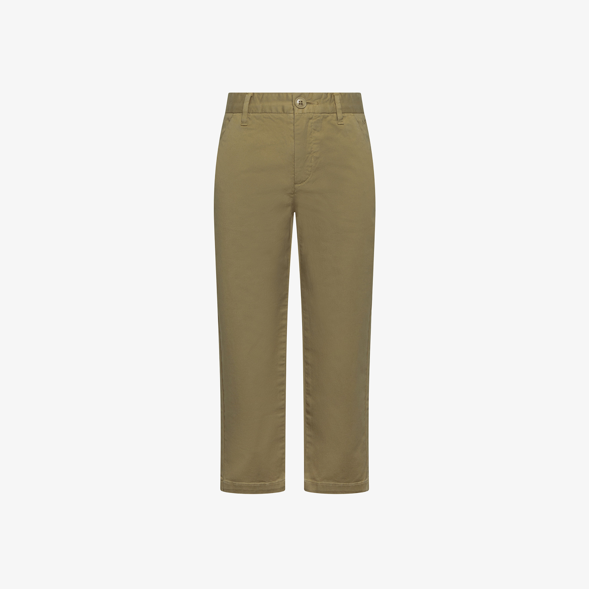 Pantaloni chino in cotone beige